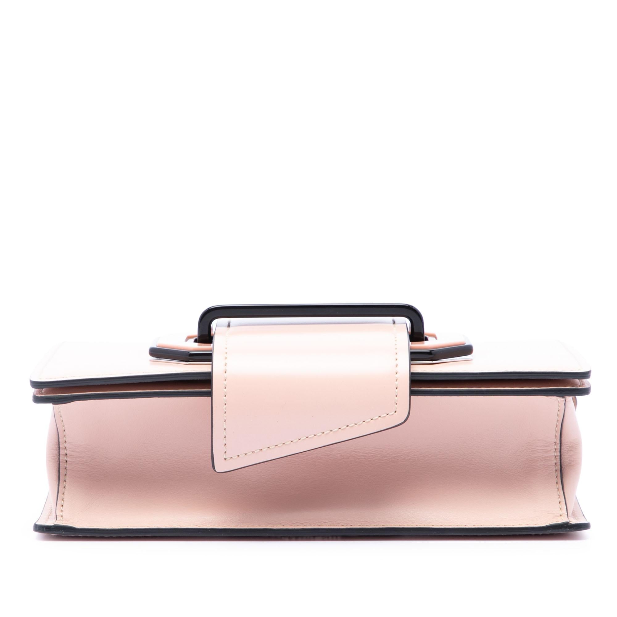 Prada City Calf Plex Ribbon Crossbody