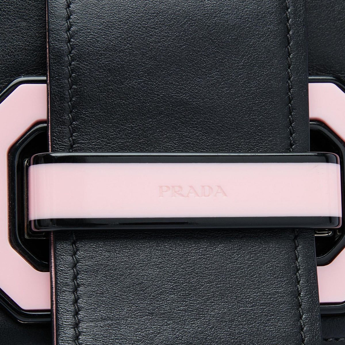Prada City Calf Plex Ribbon Crossbody