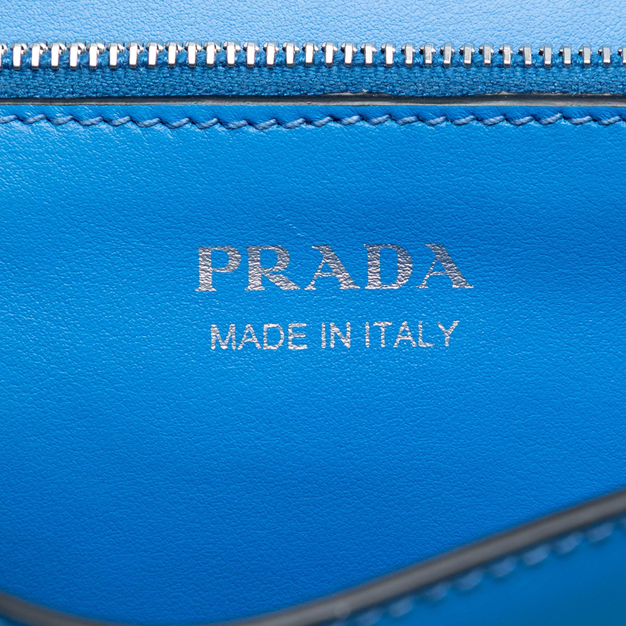 Prada City Calf and Saffiano Studded Elektra Crossbody