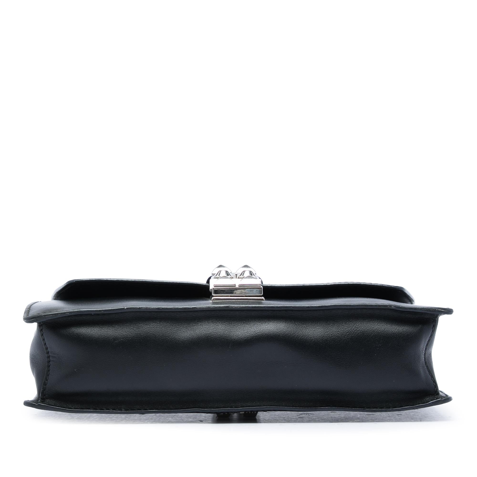 Prada City Calf and Saffiano Studded Elektra Crossbody