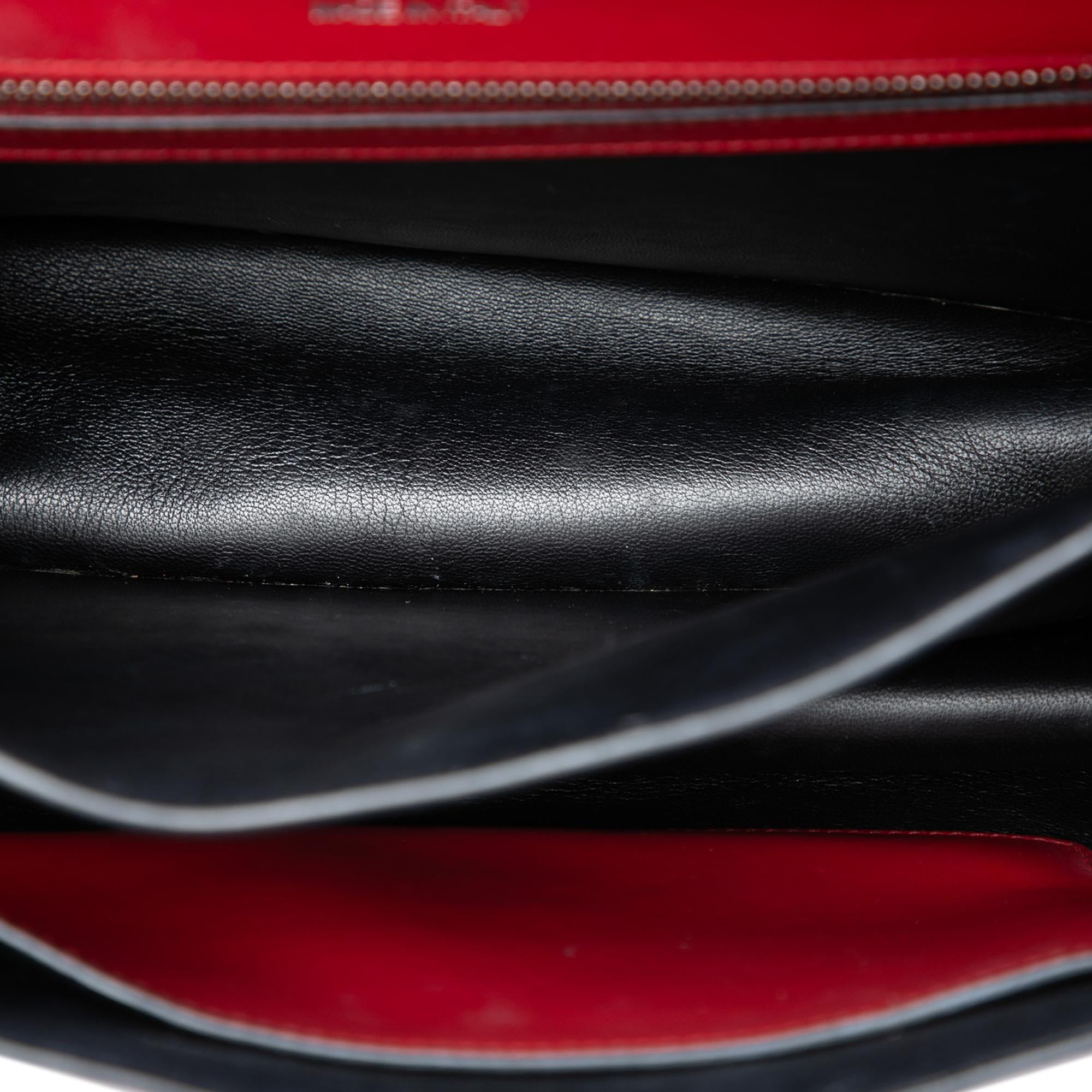 Prada City Calf and Saffiano Studded Elektra Satchel