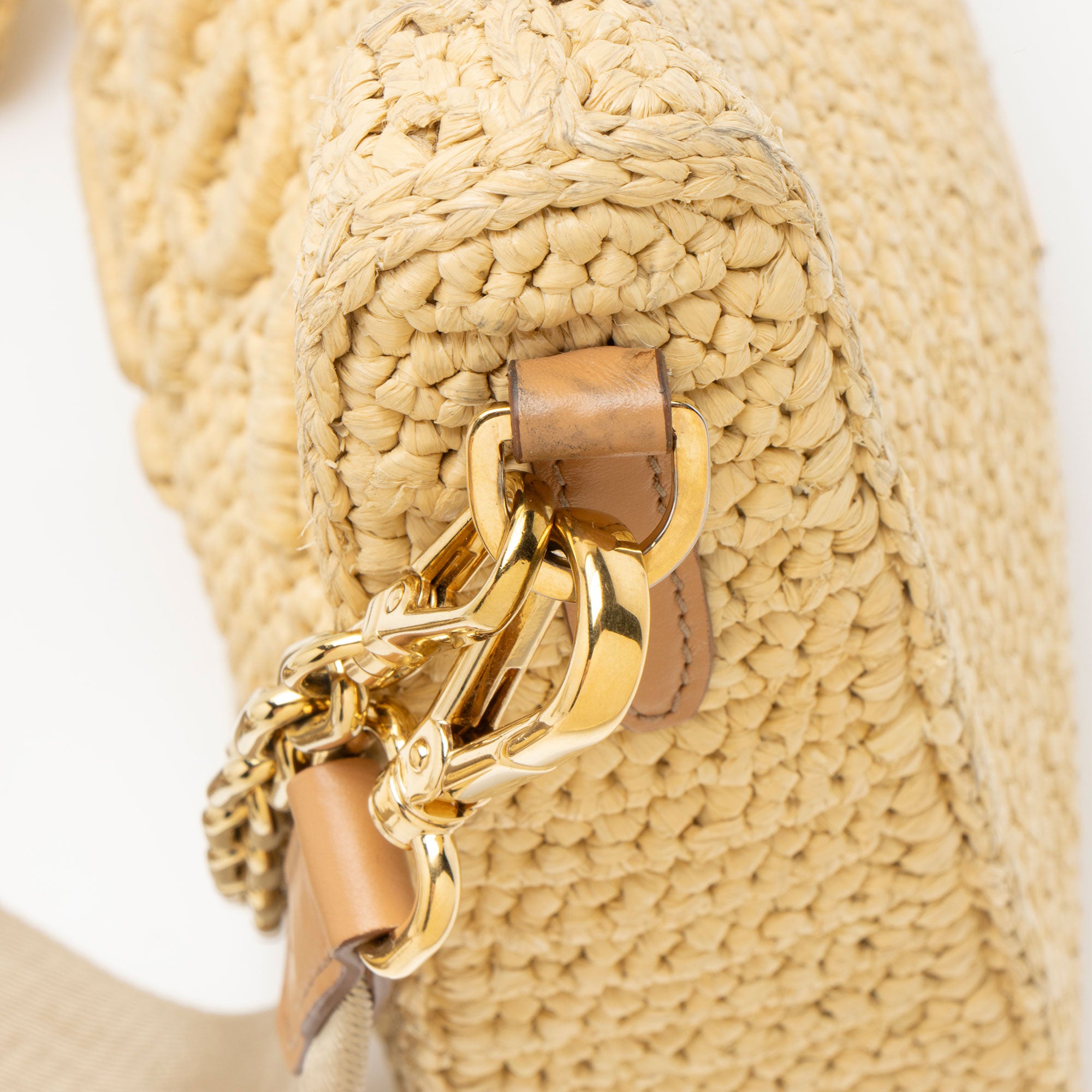 Prada Crochet Raffia Re-Edition 2005 Crossbody
