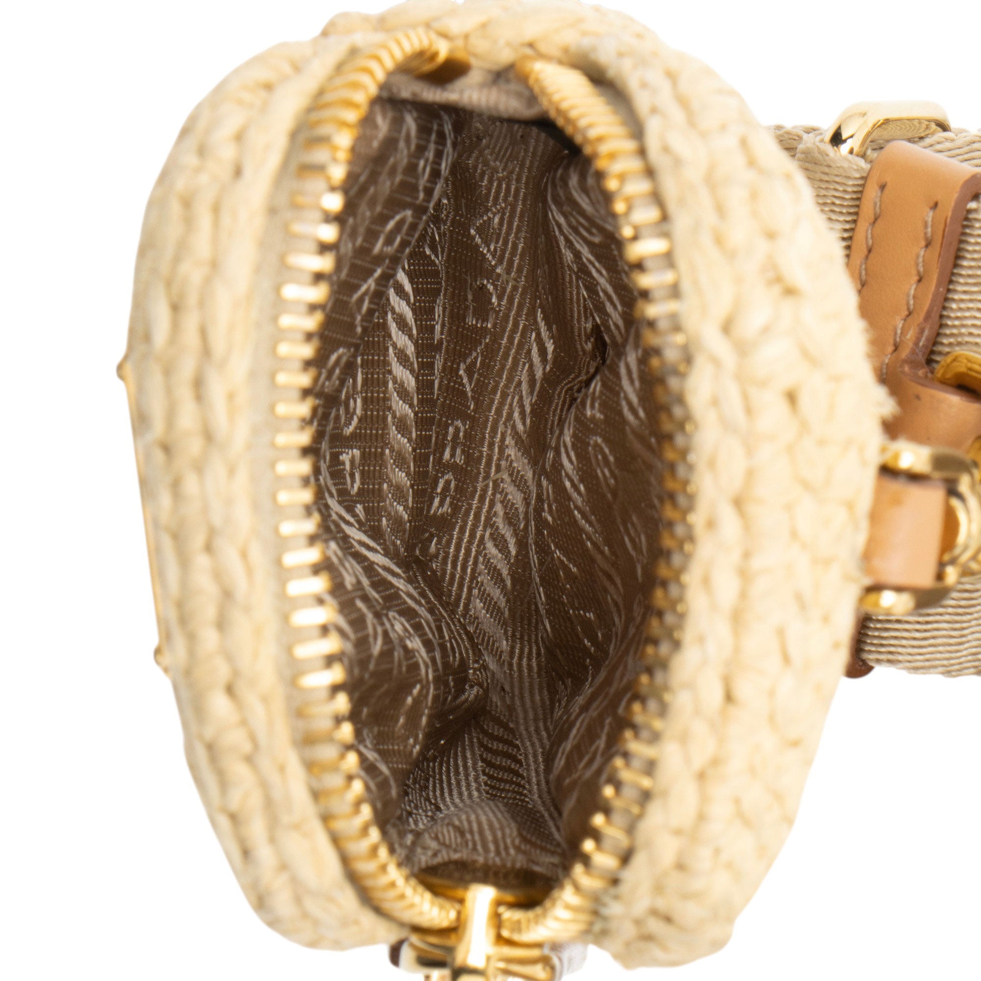 Prada Crochet Raffia Re-Edition 2005 Crossbody