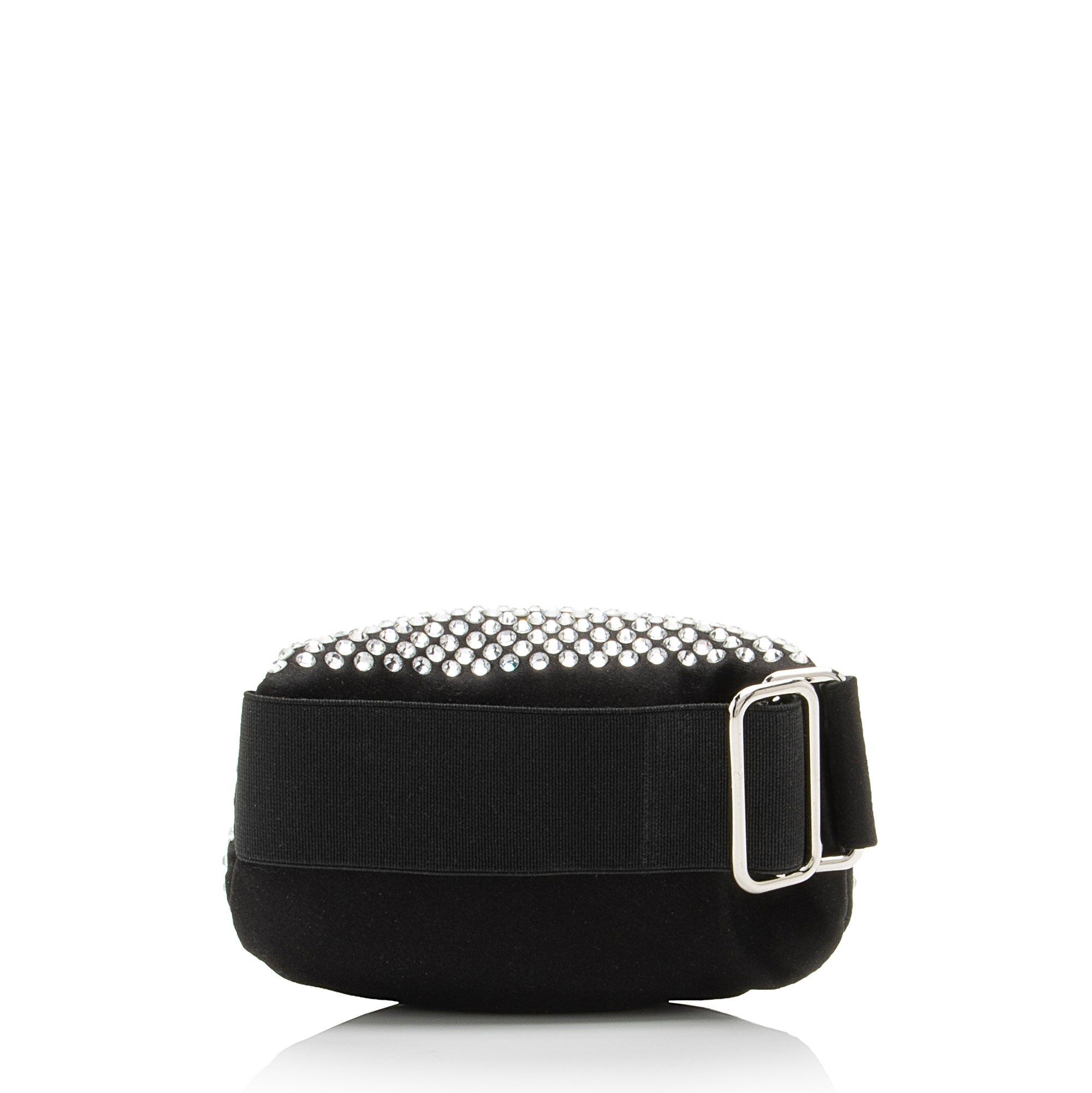 Prada Crystal Embellished Mini Wrist Pouch (SHF-9KrVut)