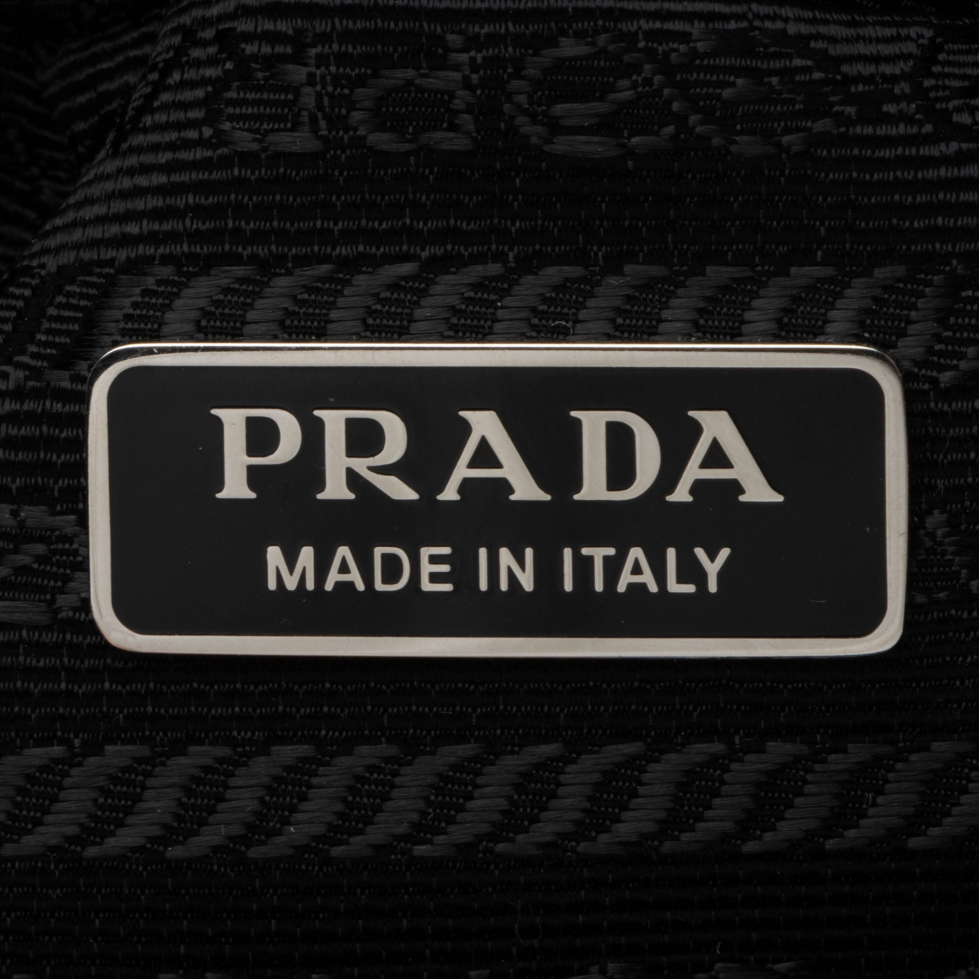 Prada Crystal Embellished Mini Wrist Pouch (SHF-9KrVut)