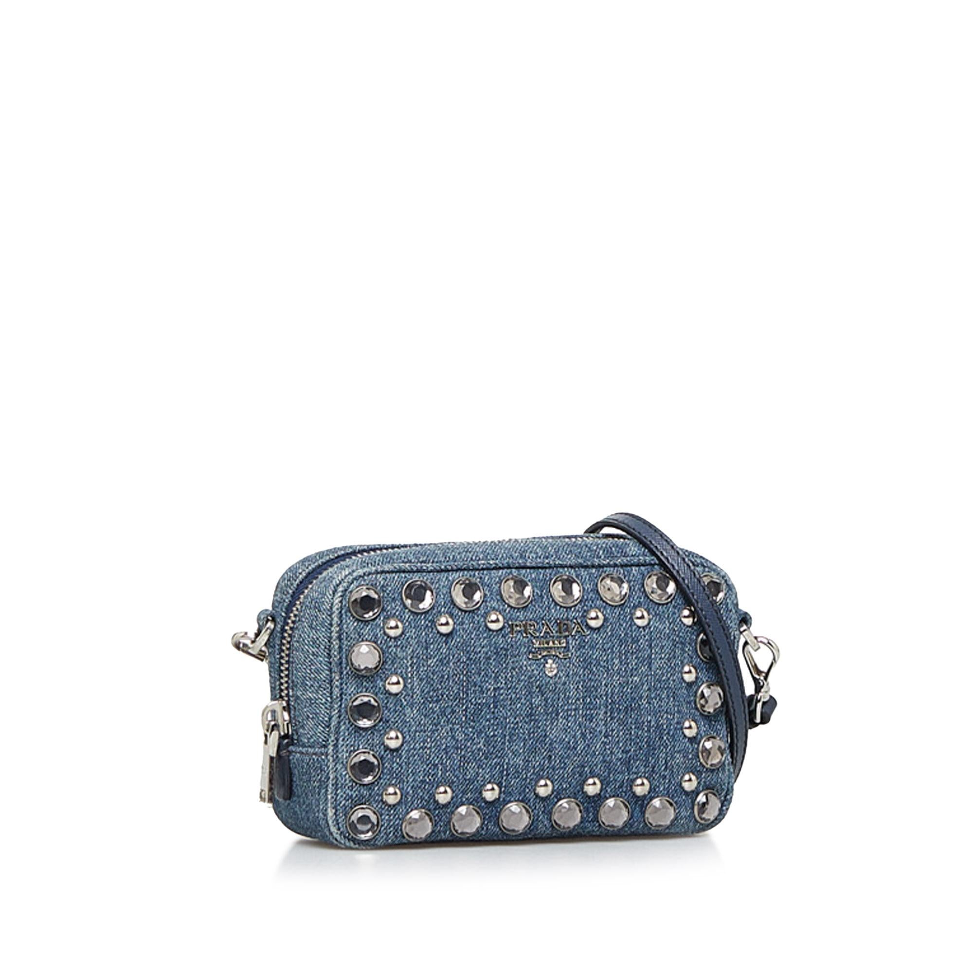 Prada Denim Crossbody (SHG-fwdRu6)