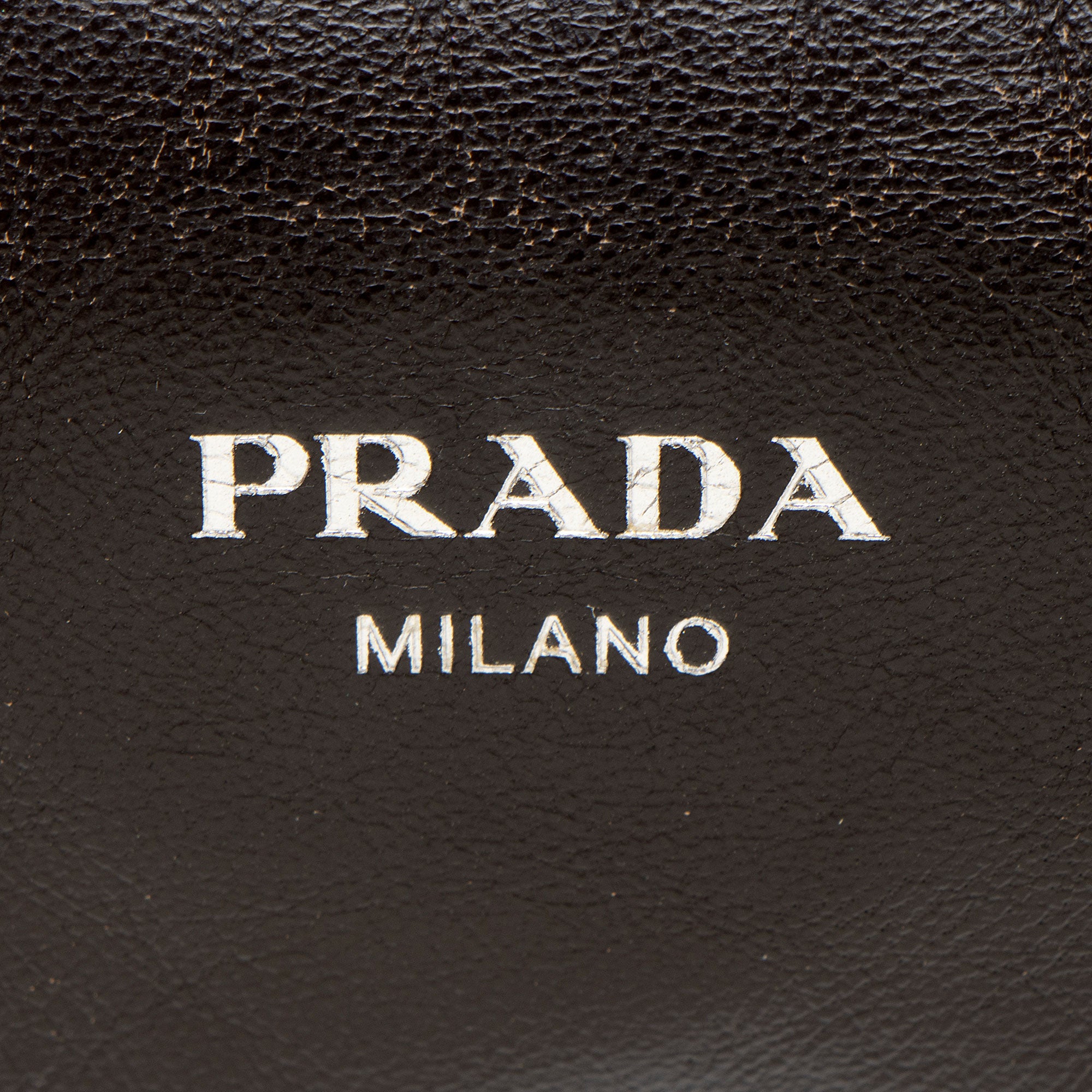 Prada Distressed Nappa Shoulder Bag