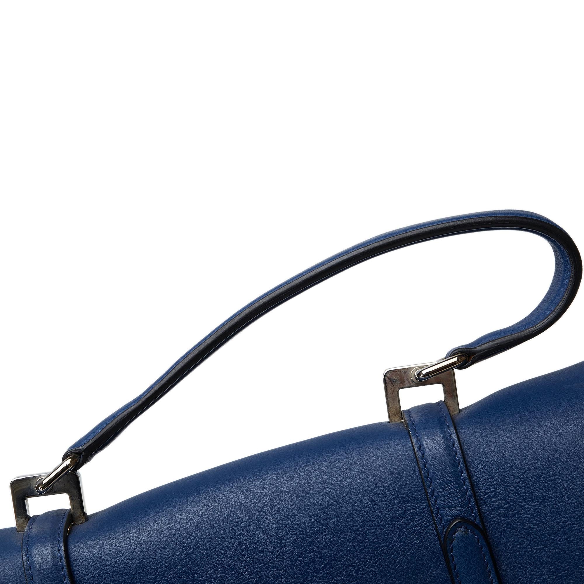 Prada Double Turnlock Leather Satchel (SHG-7LAYvo)