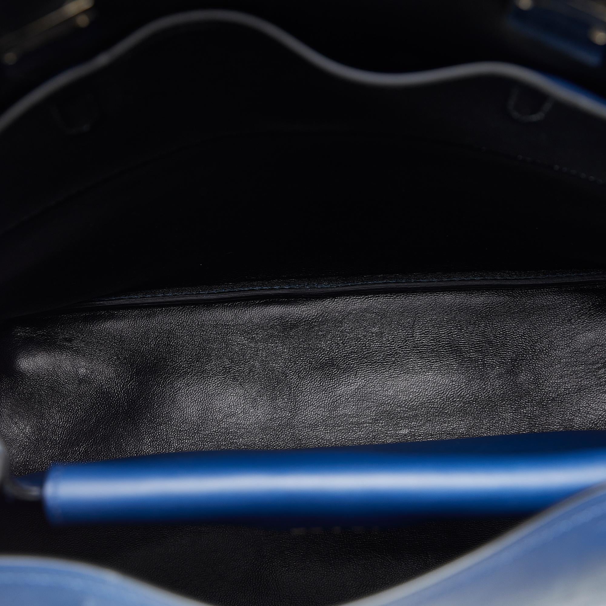 Prada Double Turnlock Leather Satchel (SHG-7LAYvo)