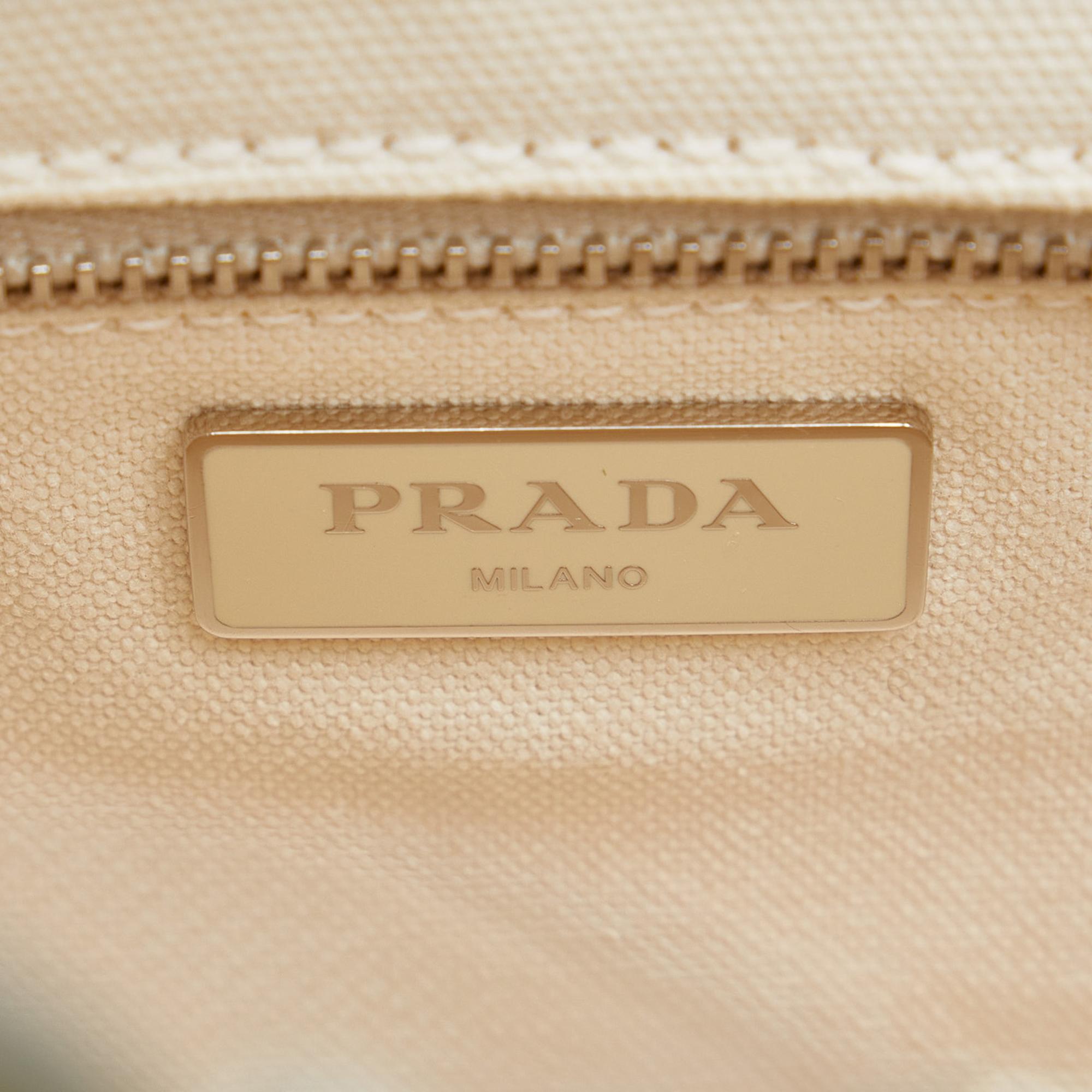 Prada Embellished Midollino Satchel (SHG-95qac8)