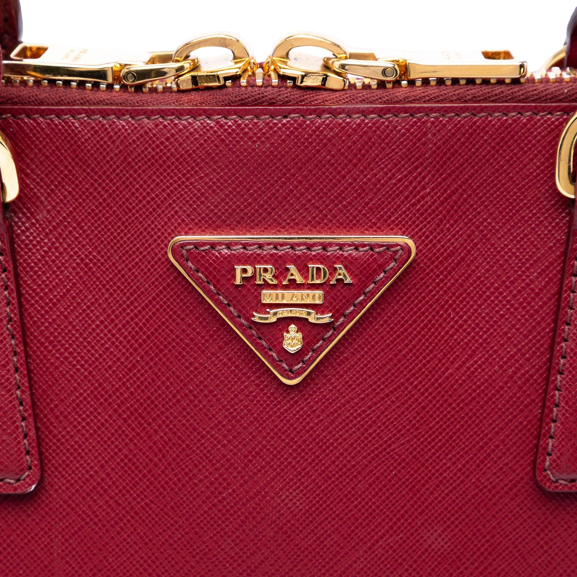 Prada Extra Large Saffiano Lux Promenade Satchel