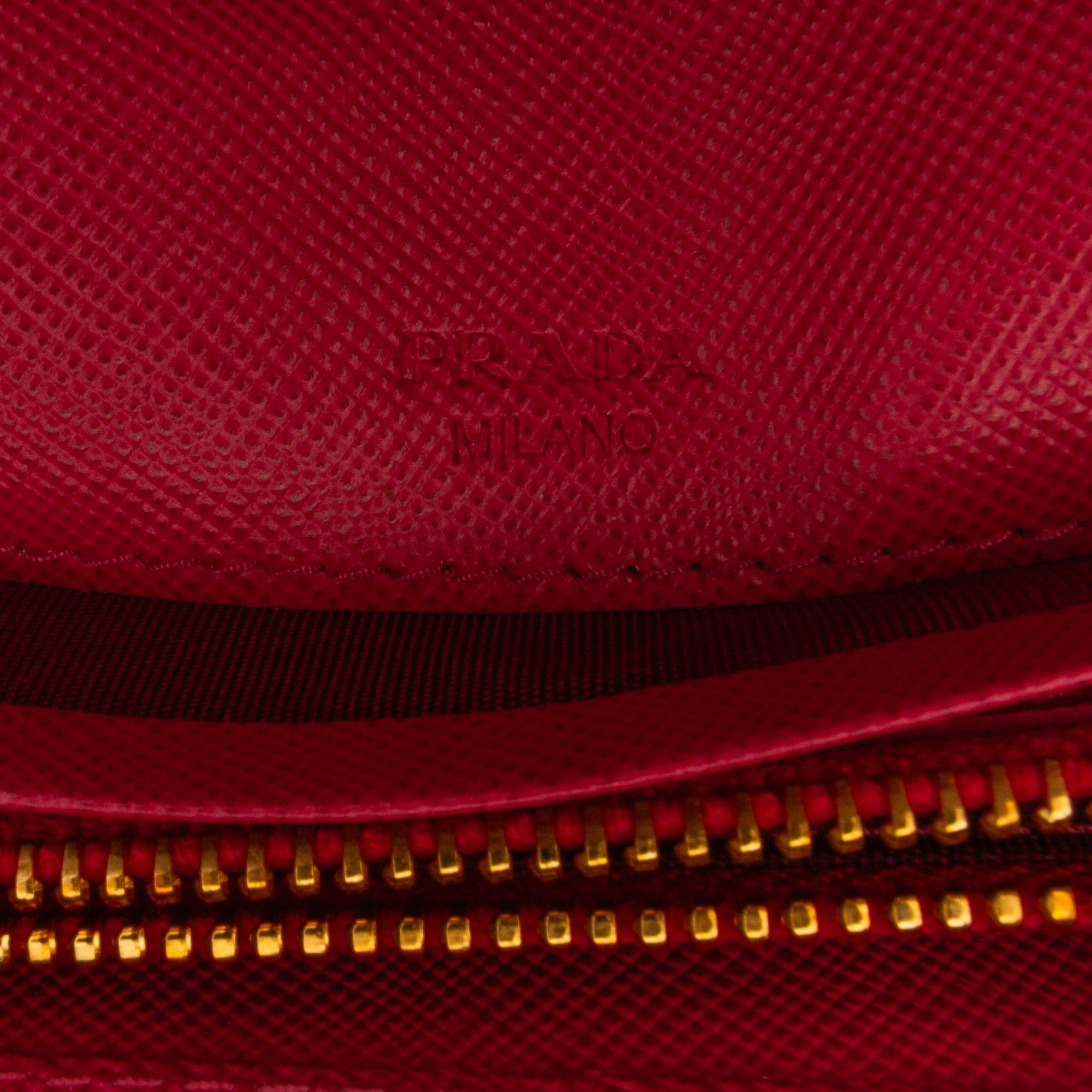 Prada Fiocco Bow Saffiano Lux Long Wallet (SHG-75XreP)