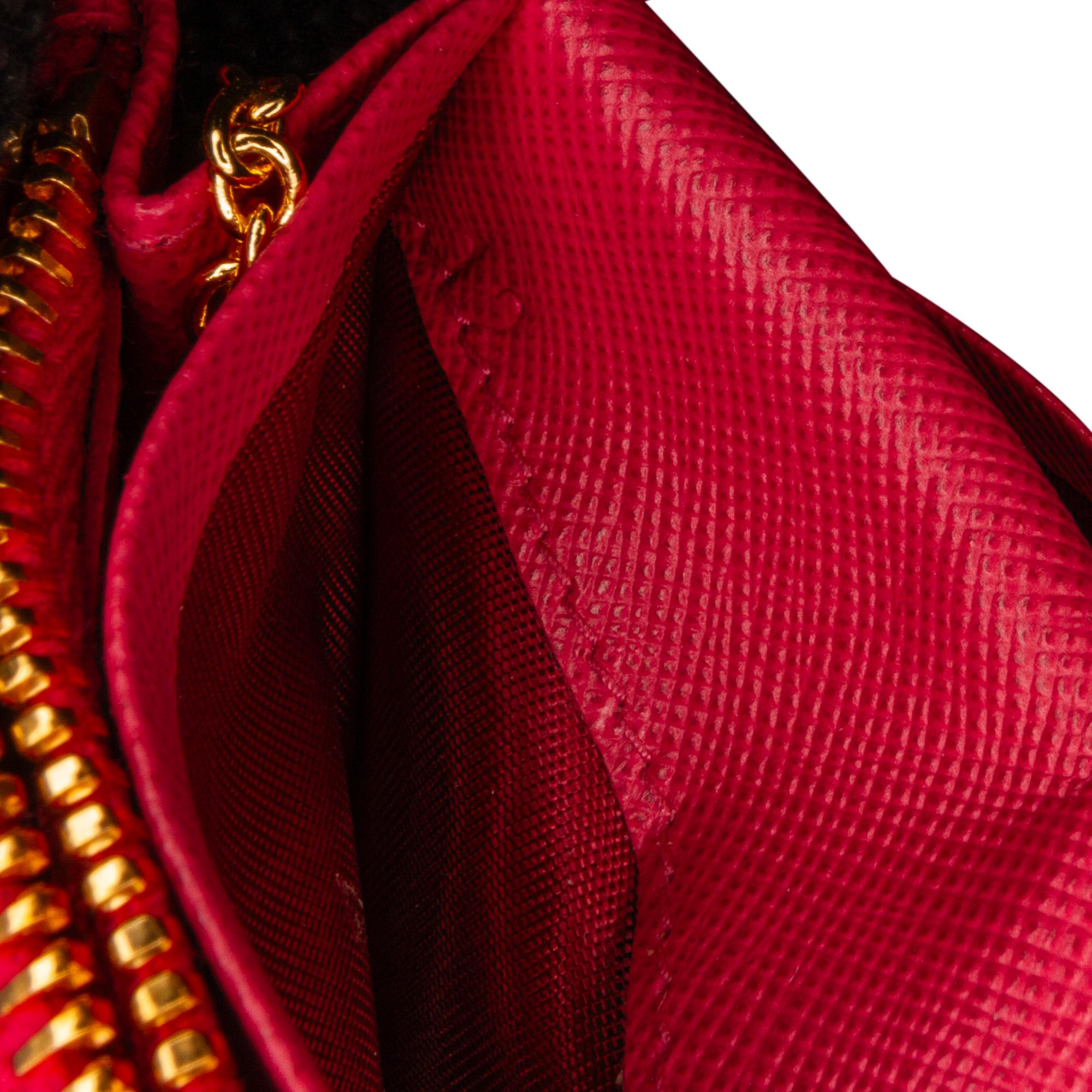 Prada Fiocco Bow Saffiano Lux Long Wallet (SHG-75XreP)