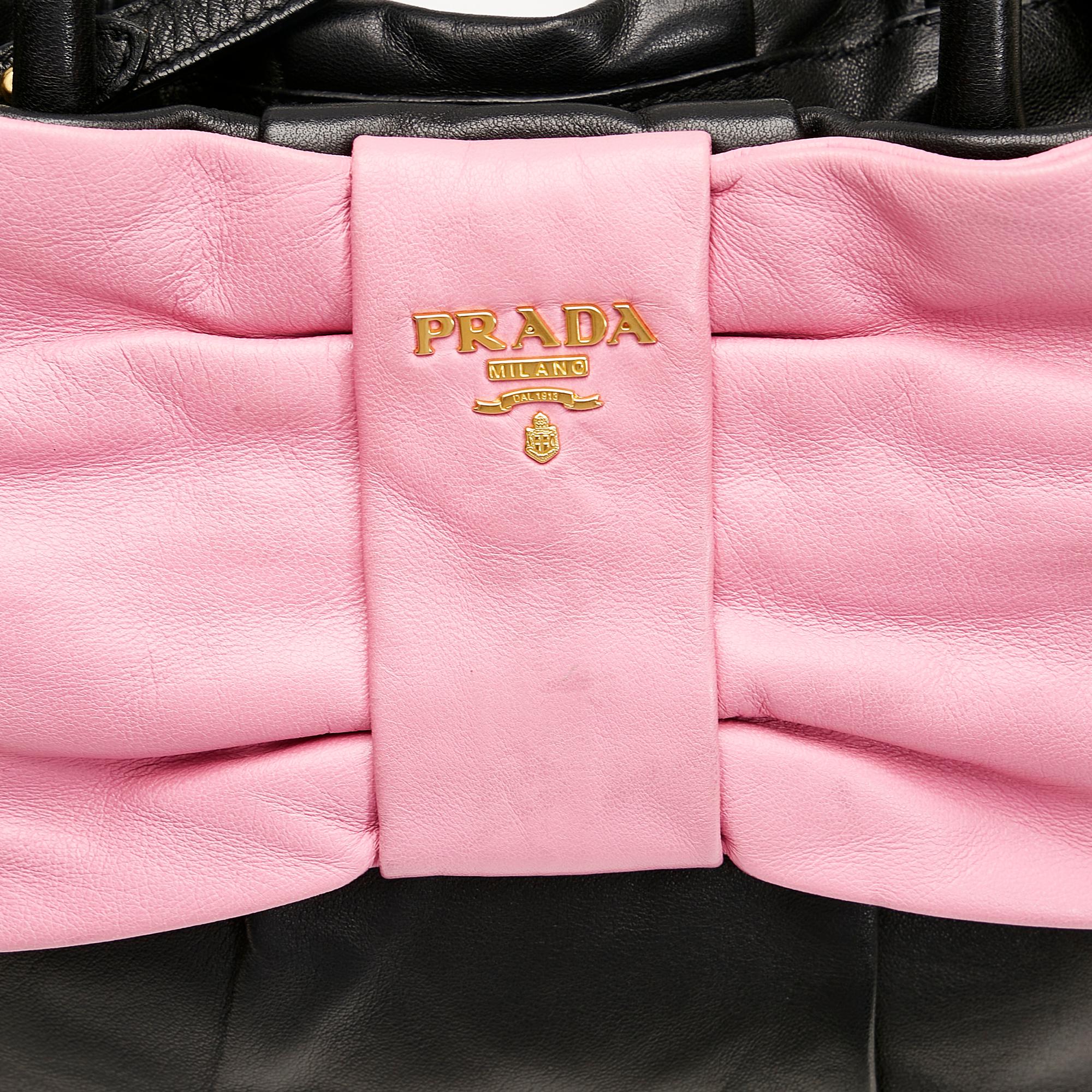 Prada Fiocco Bow Satchel (SHG-1XMdkd)