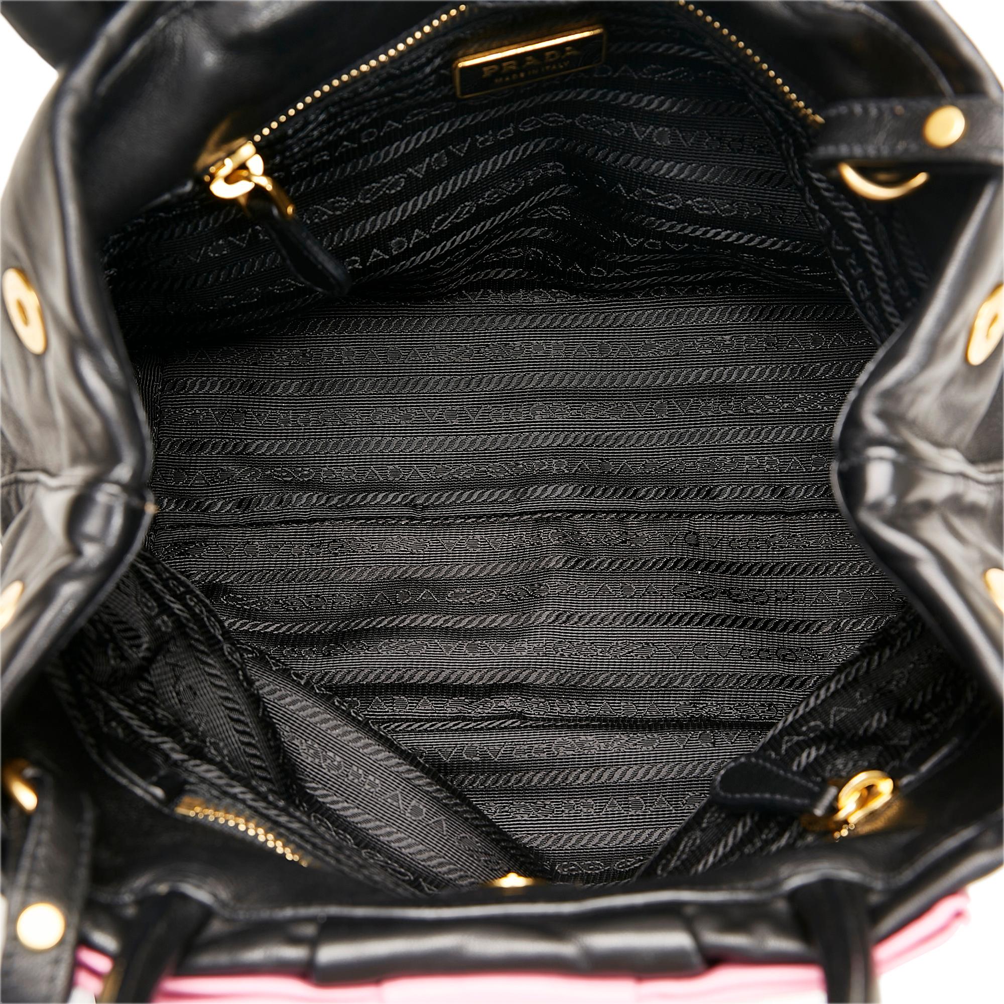 Prada Fiocco Bow Satchel (SHG-1XMdkd)