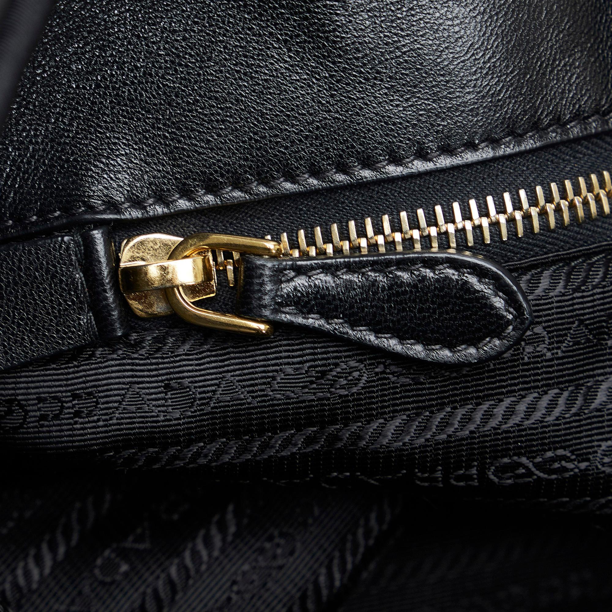 Prada Fiocco Bow Tessuto Handbag (SHG-GjTq6D)
