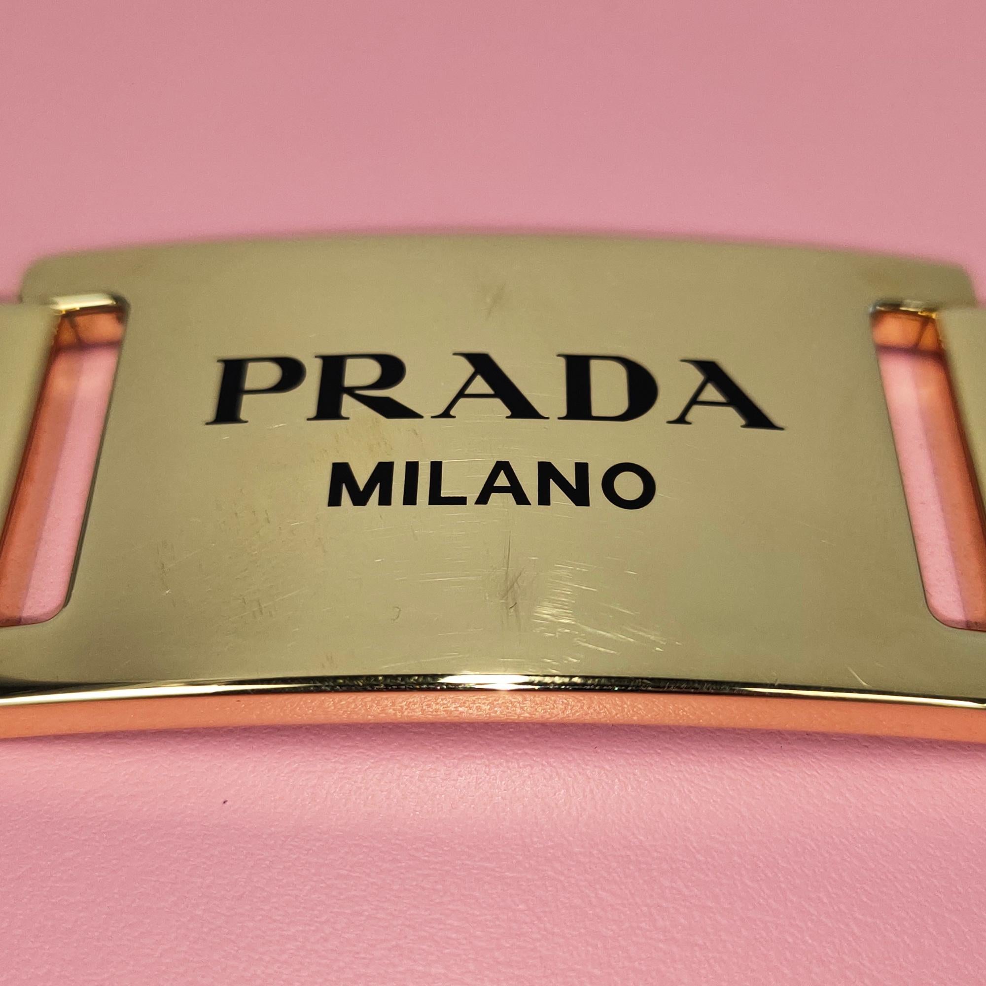 Prada Glace Calf Etiquette Crossbody