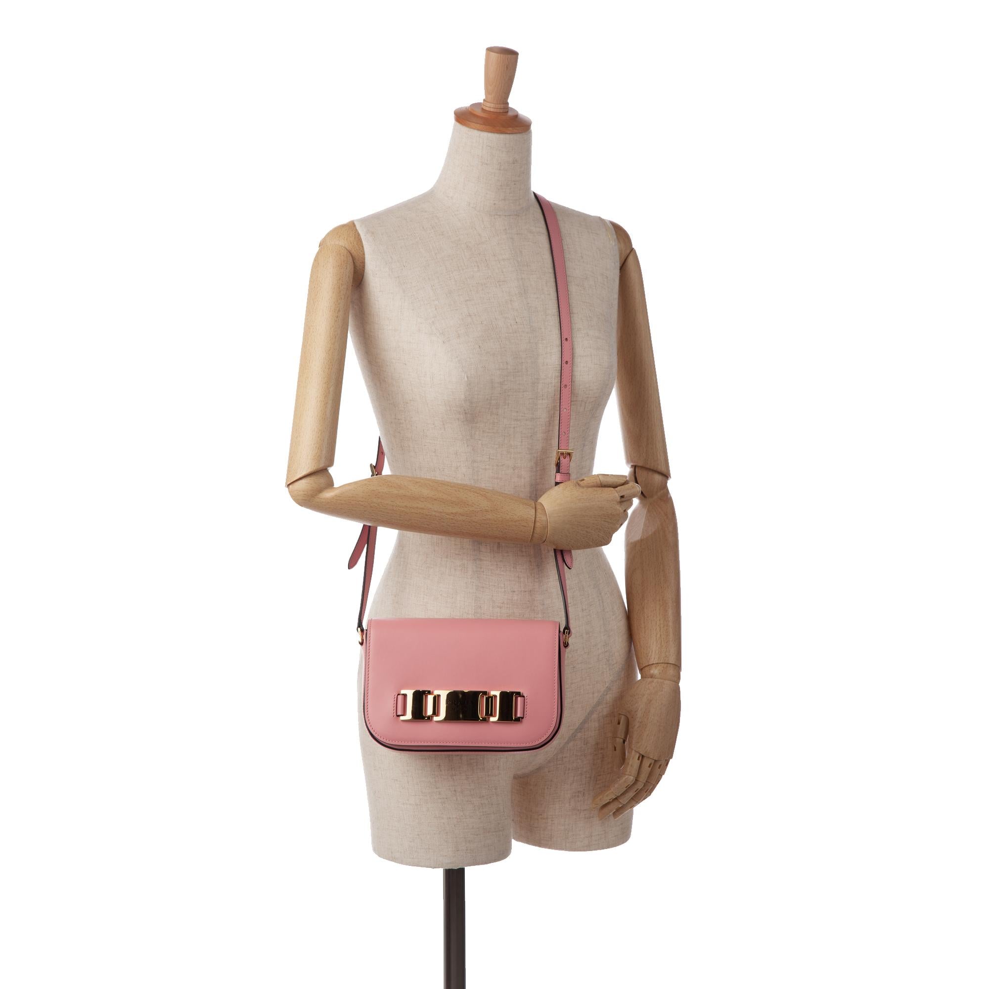 Prada Glace Calf Etiquette Crossbody
