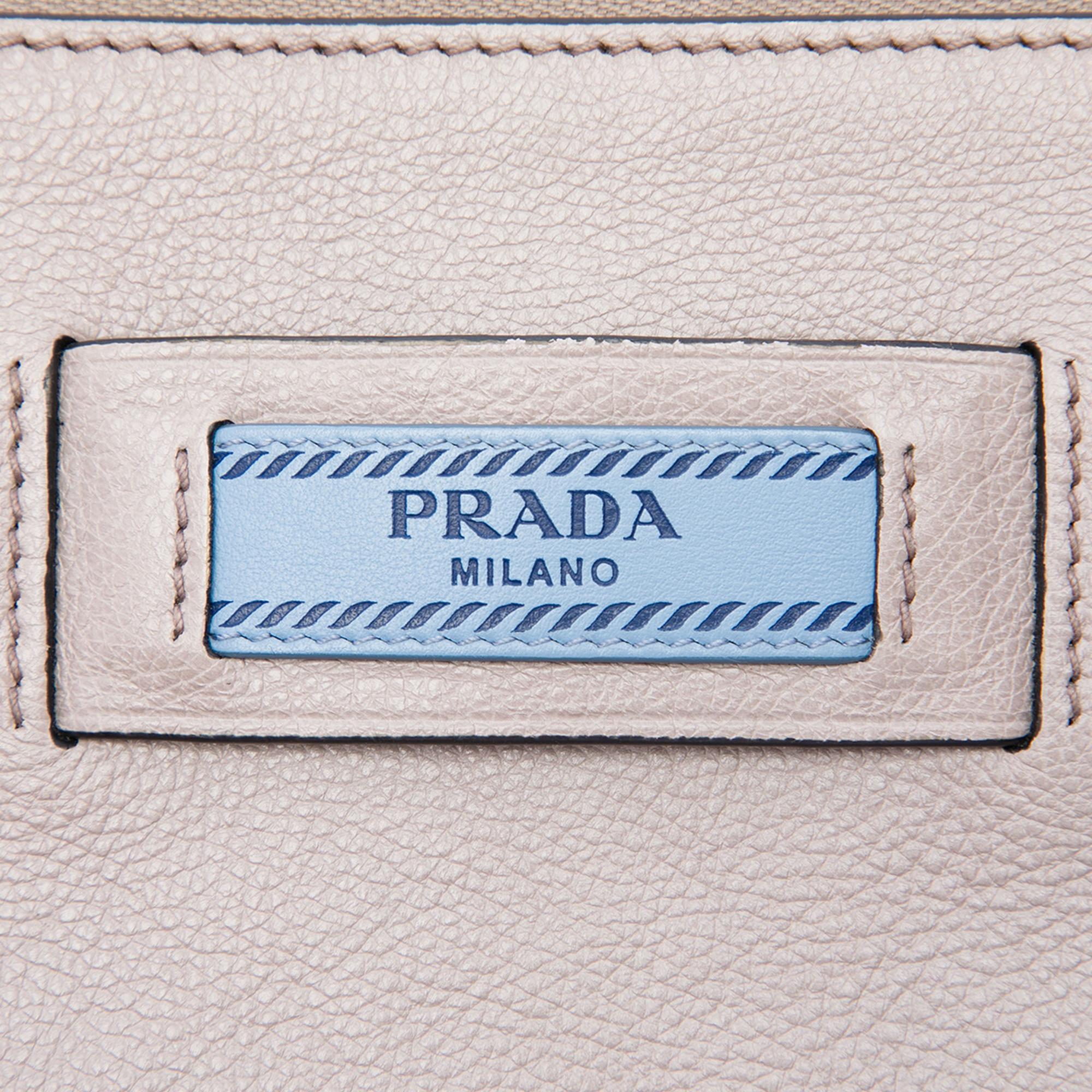 Prada Glace Calf Etiquette Satchel