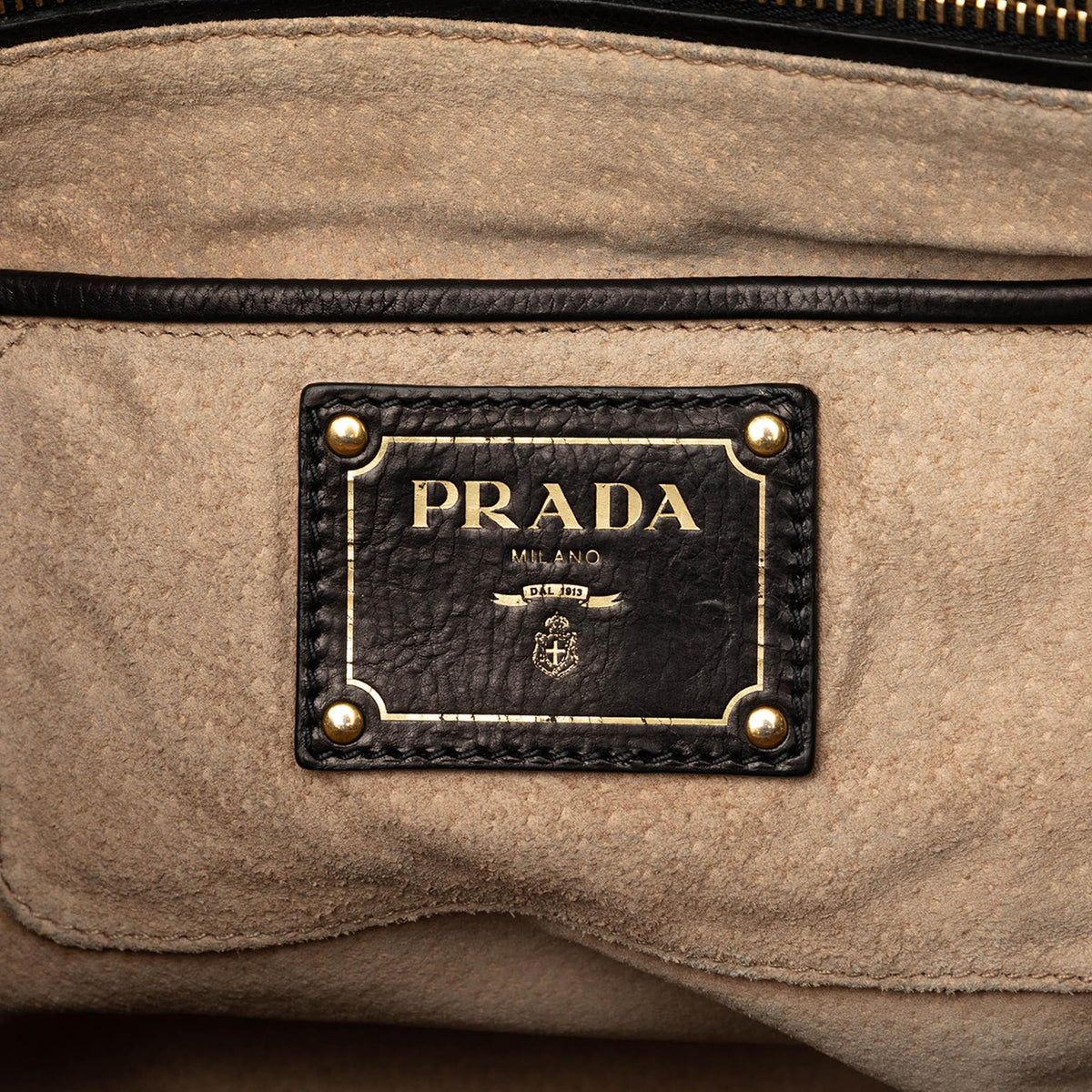 Prada Glace Calf Open Convertible Tote