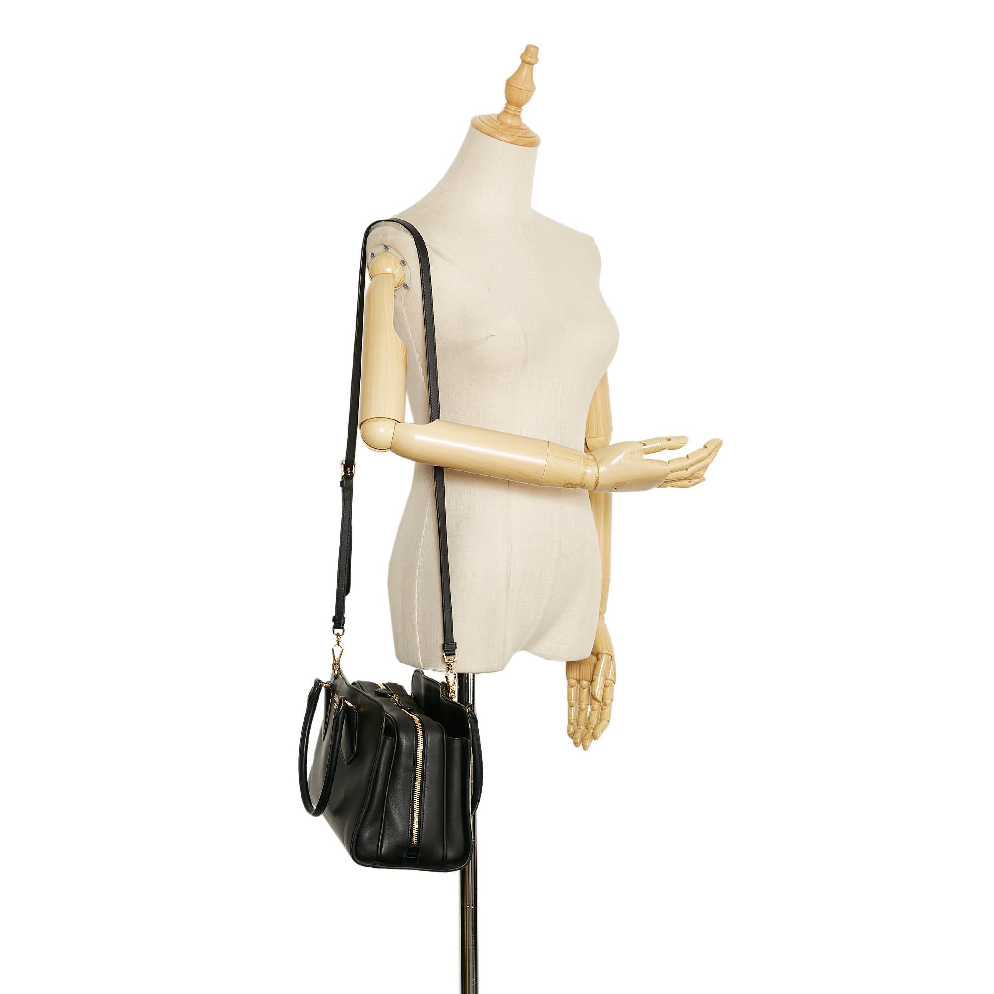Prada Glace Calf Satchel (SHG-I9vS9B)
