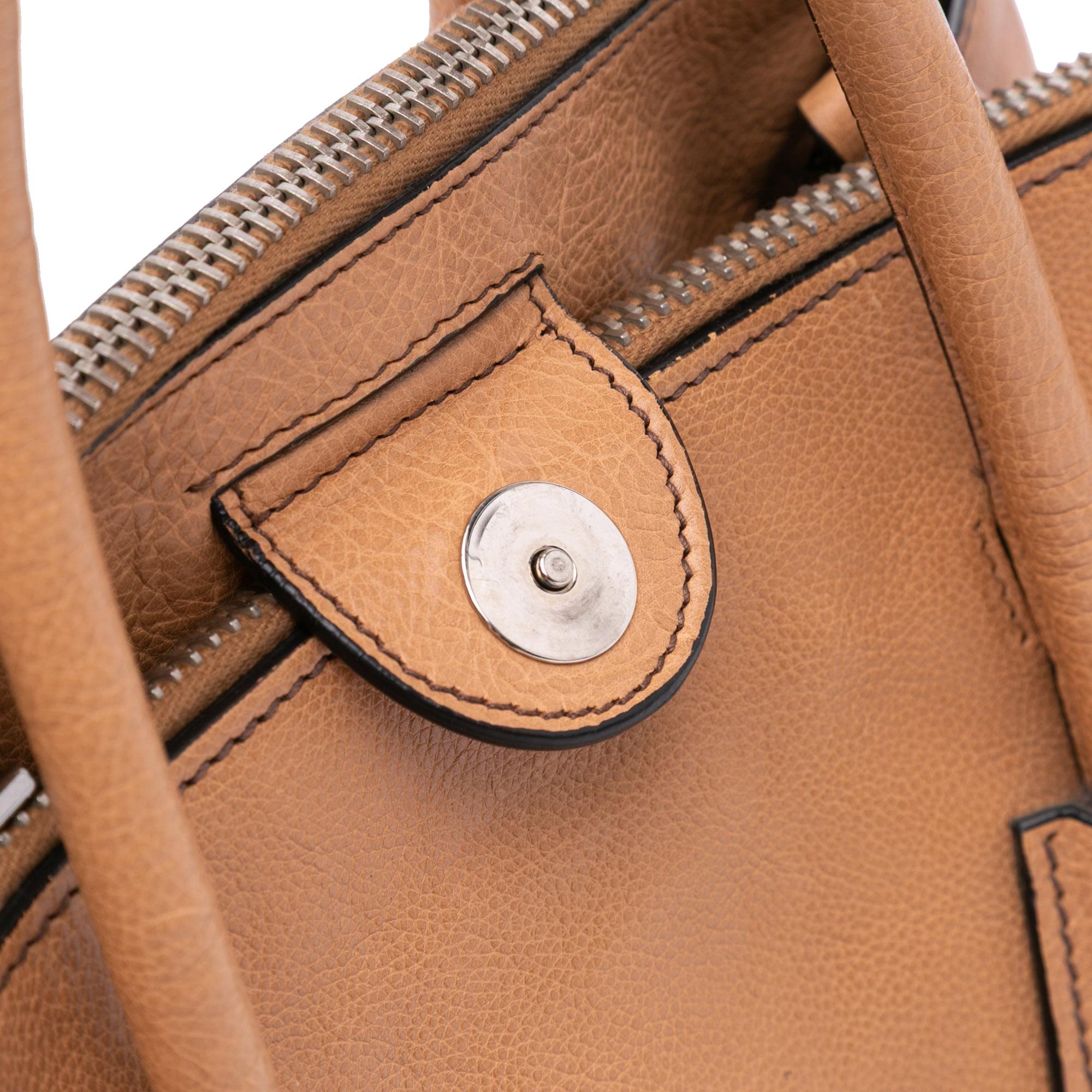 Prada Glace Calf Twin Pocket Satchel