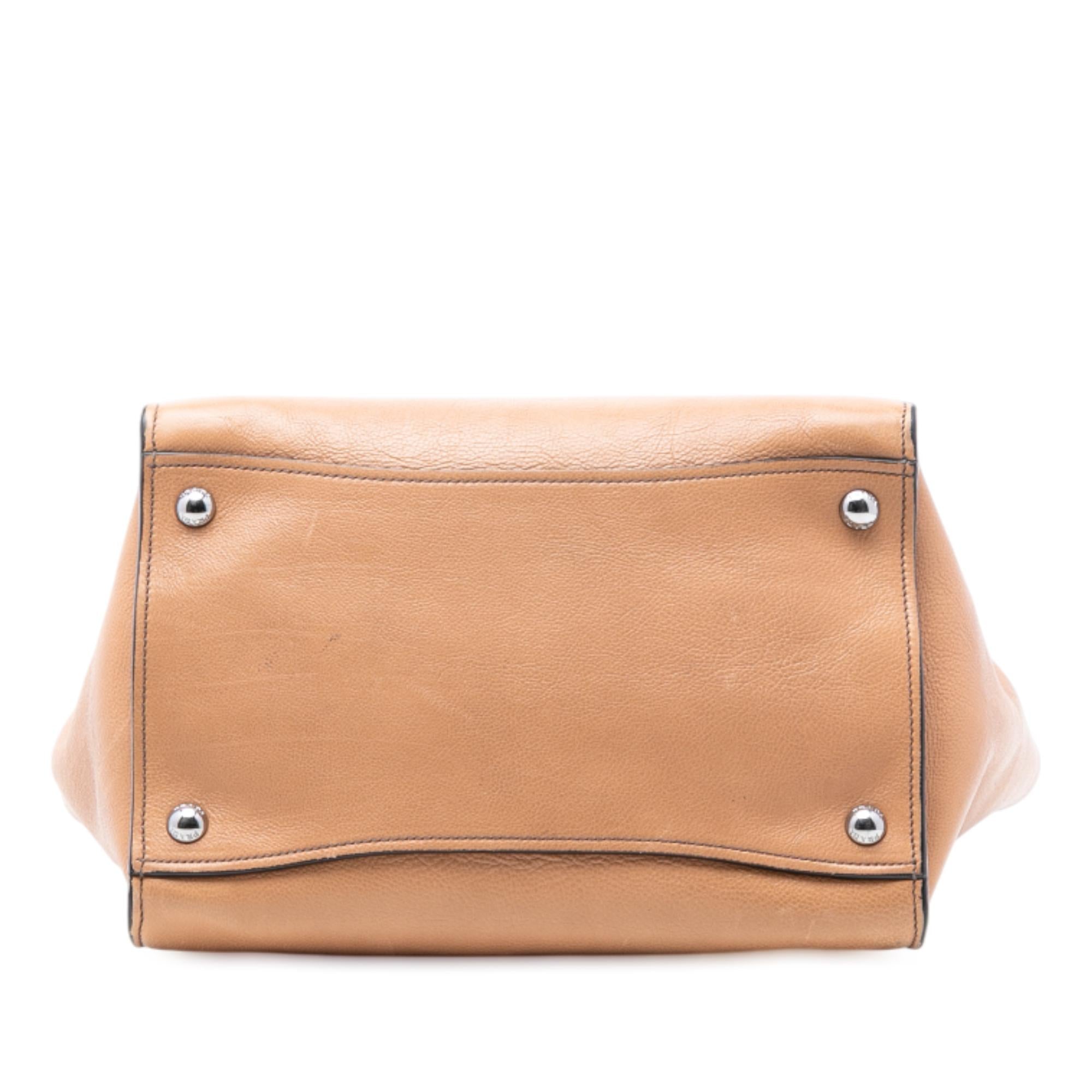 Prada Glace Calf Twin Pocket Satchel