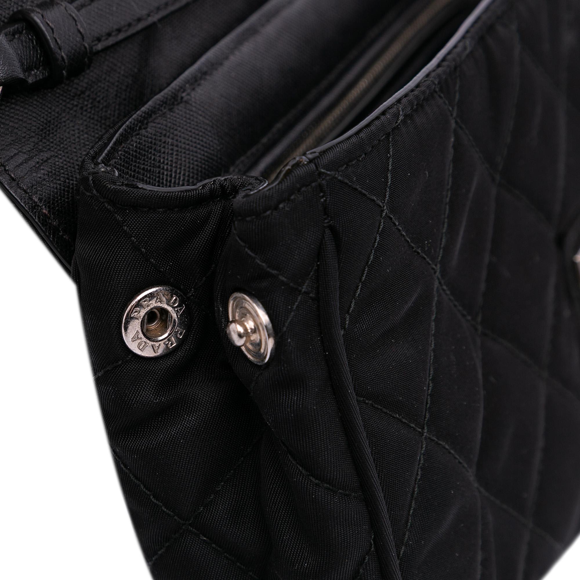 Prada Impuntu Tessuto Chain Crossbody