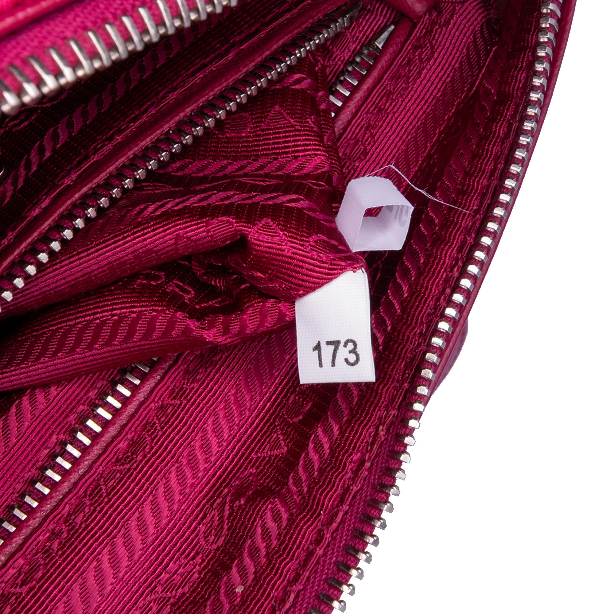 Prada Impuntu Tessuto Chain Crossbody