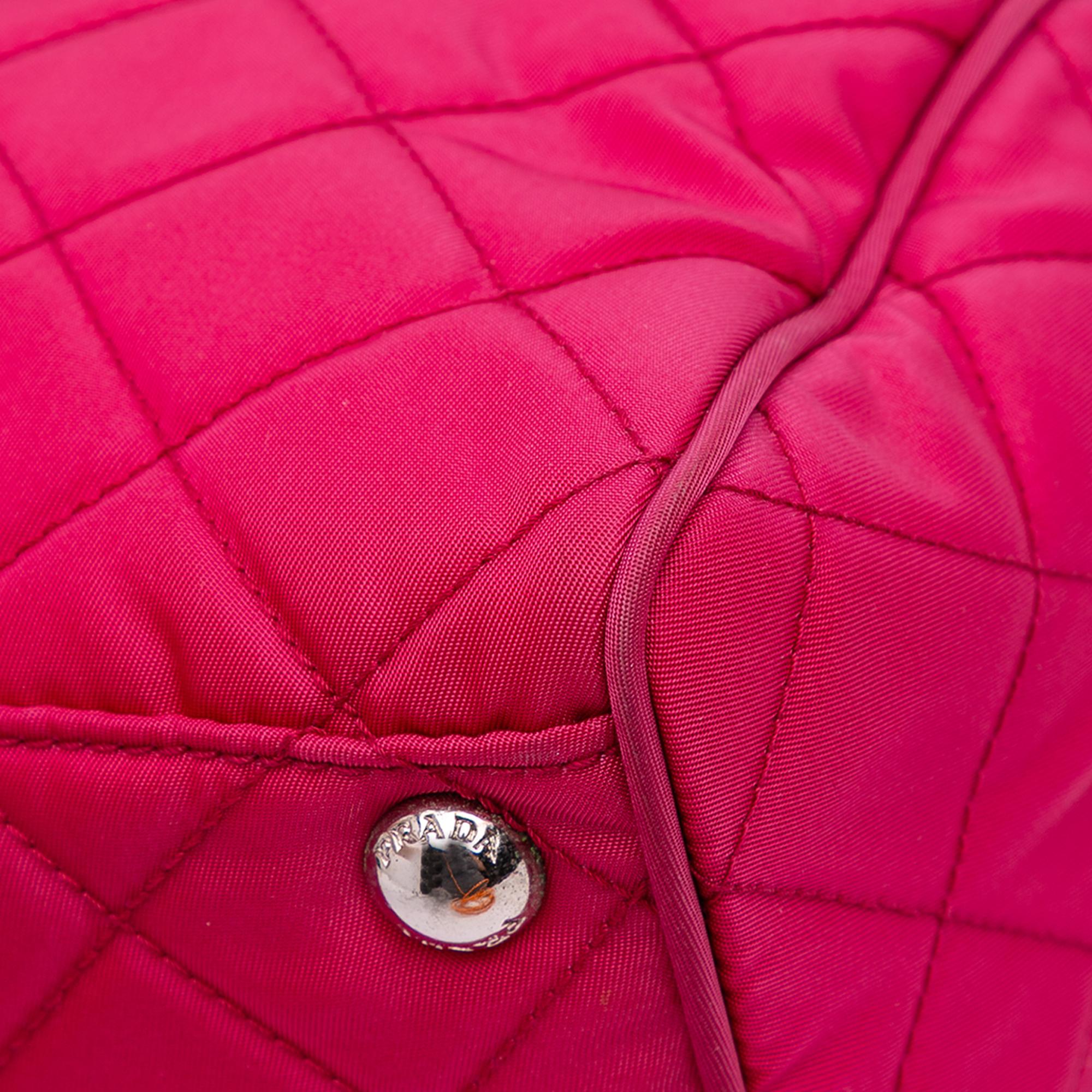 Prada Impuntu Tessuto Chain Crossbody