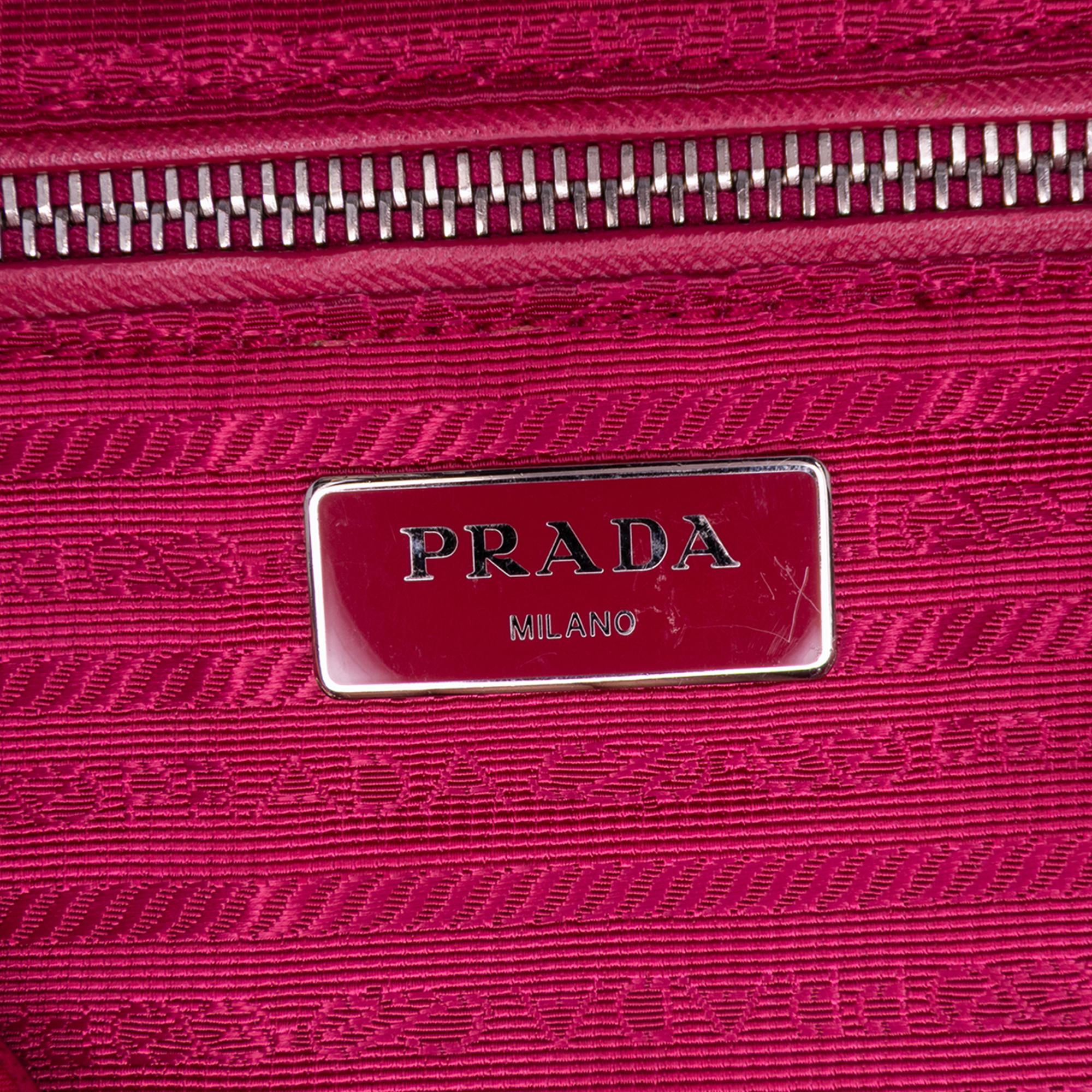 Prada Impuntu Tessuto Chain Crossbody