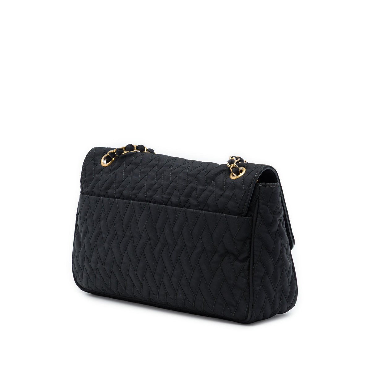 Prada Impuntu Tessuto Chain Flap Shoulder Bag