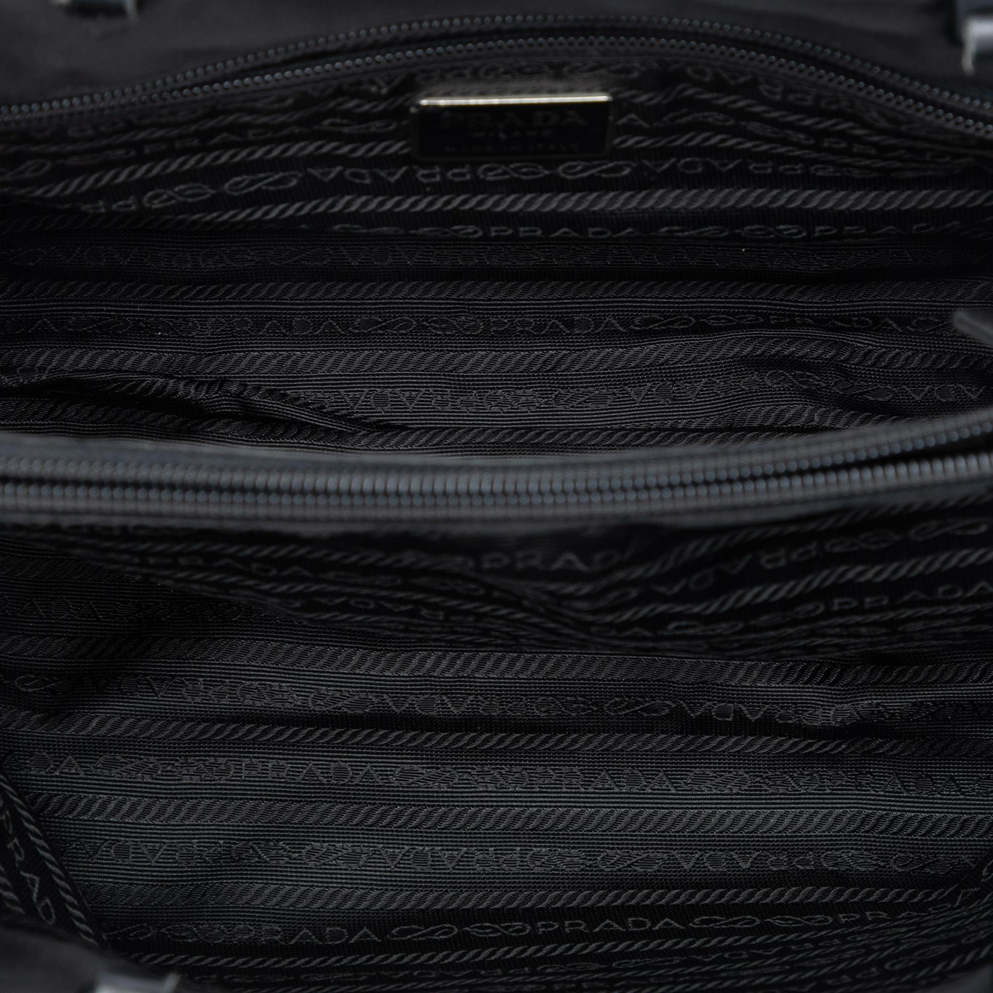 Prada Impuntu Tessuto Chain Tote