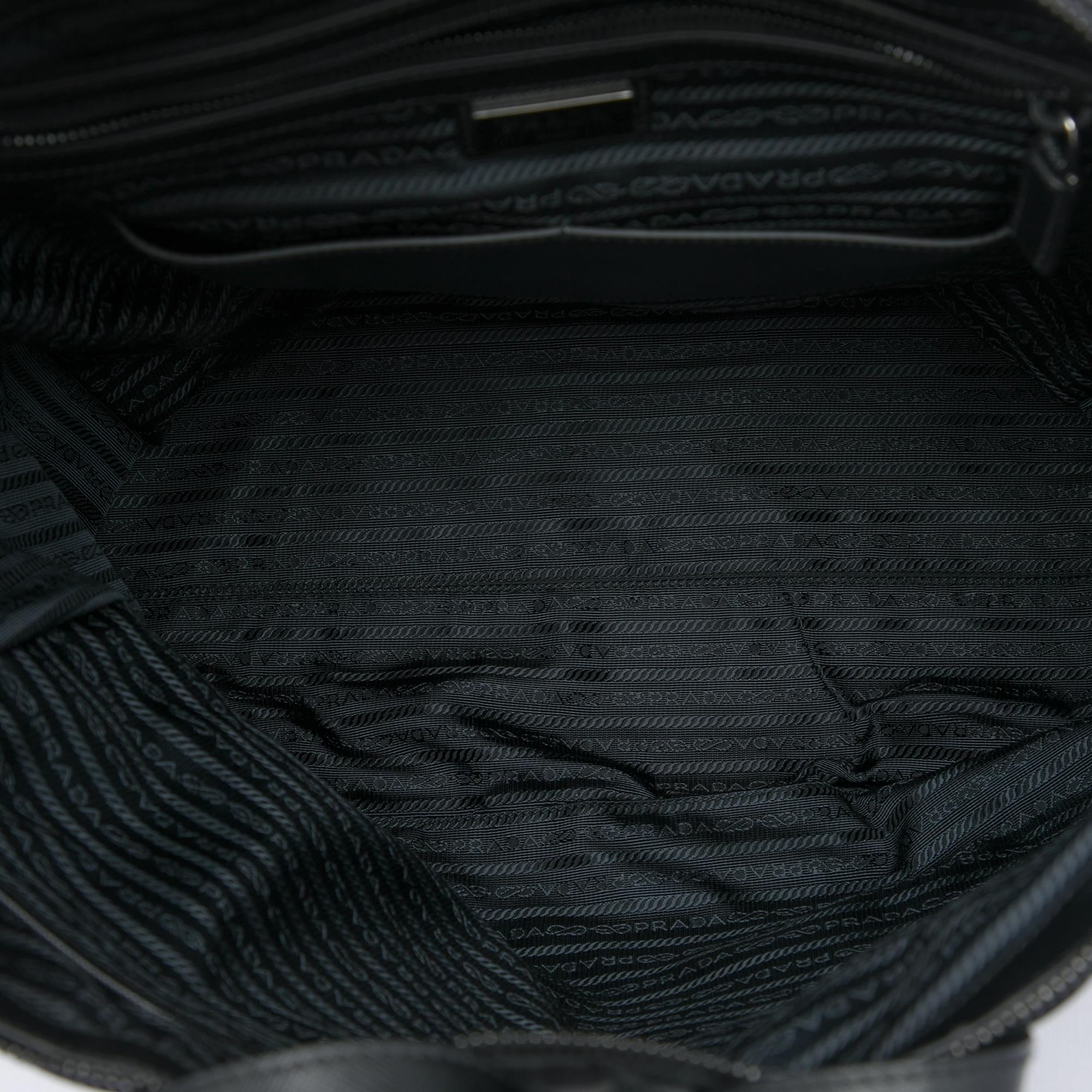 Prada Impuntu Tessuto Satchel