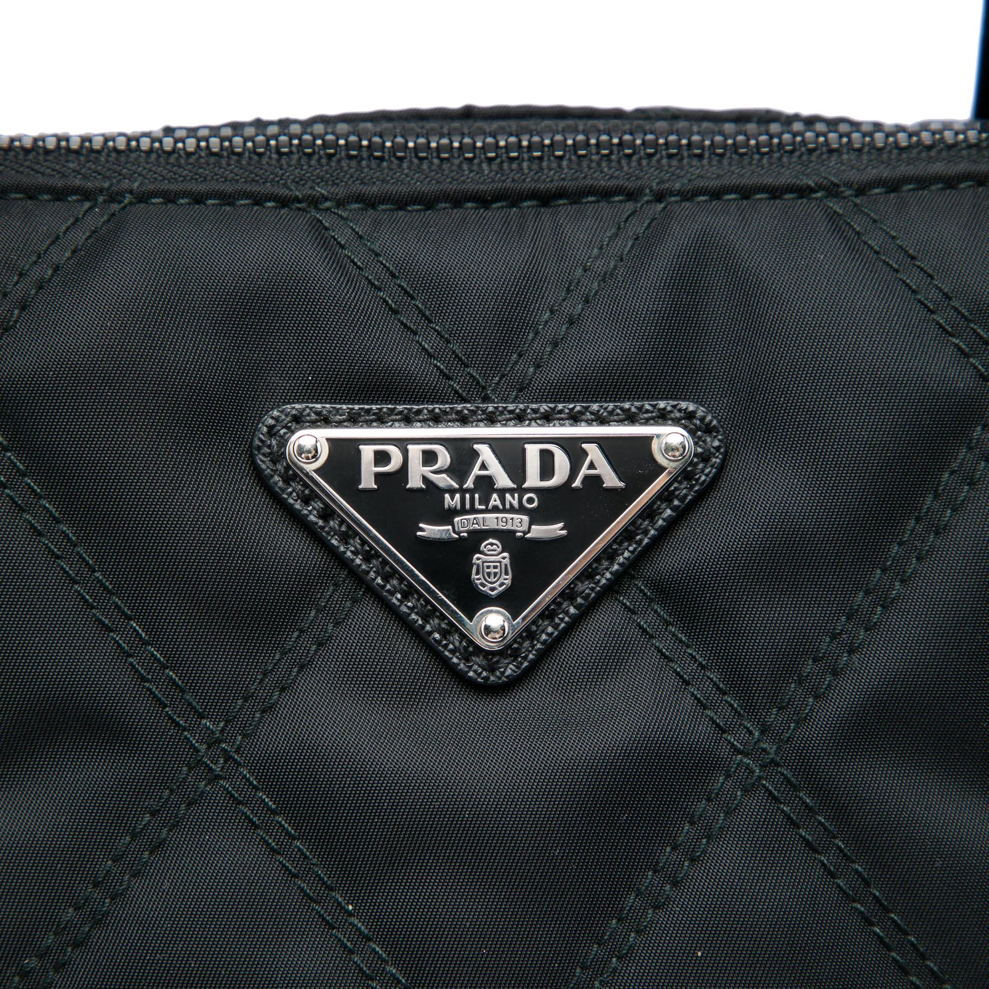 Prada Impuntu Tessuto Satchel