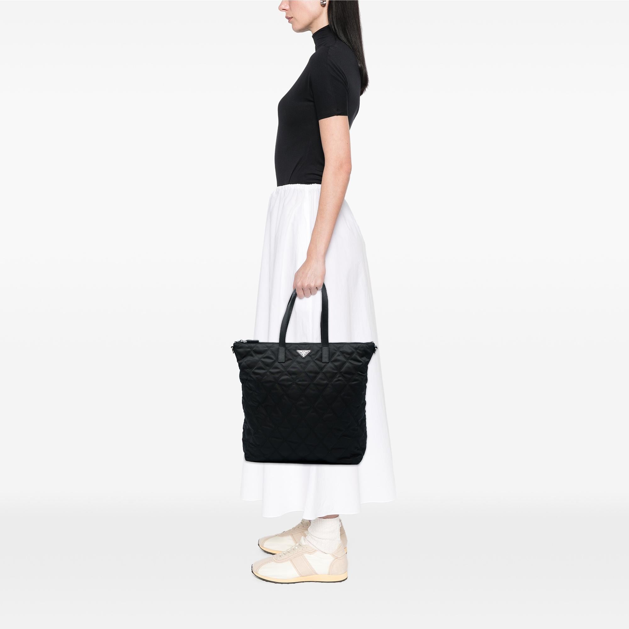 Prada Impuntu Tessuto Satchel