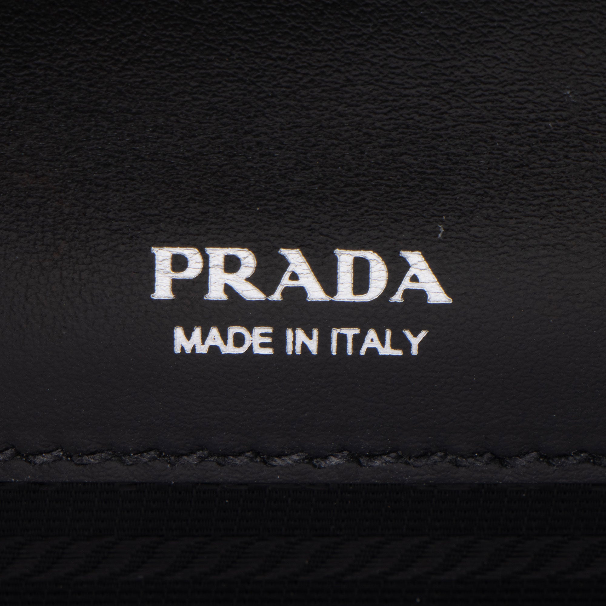 Prada Jacquard Logo Flap Lock Crossbody