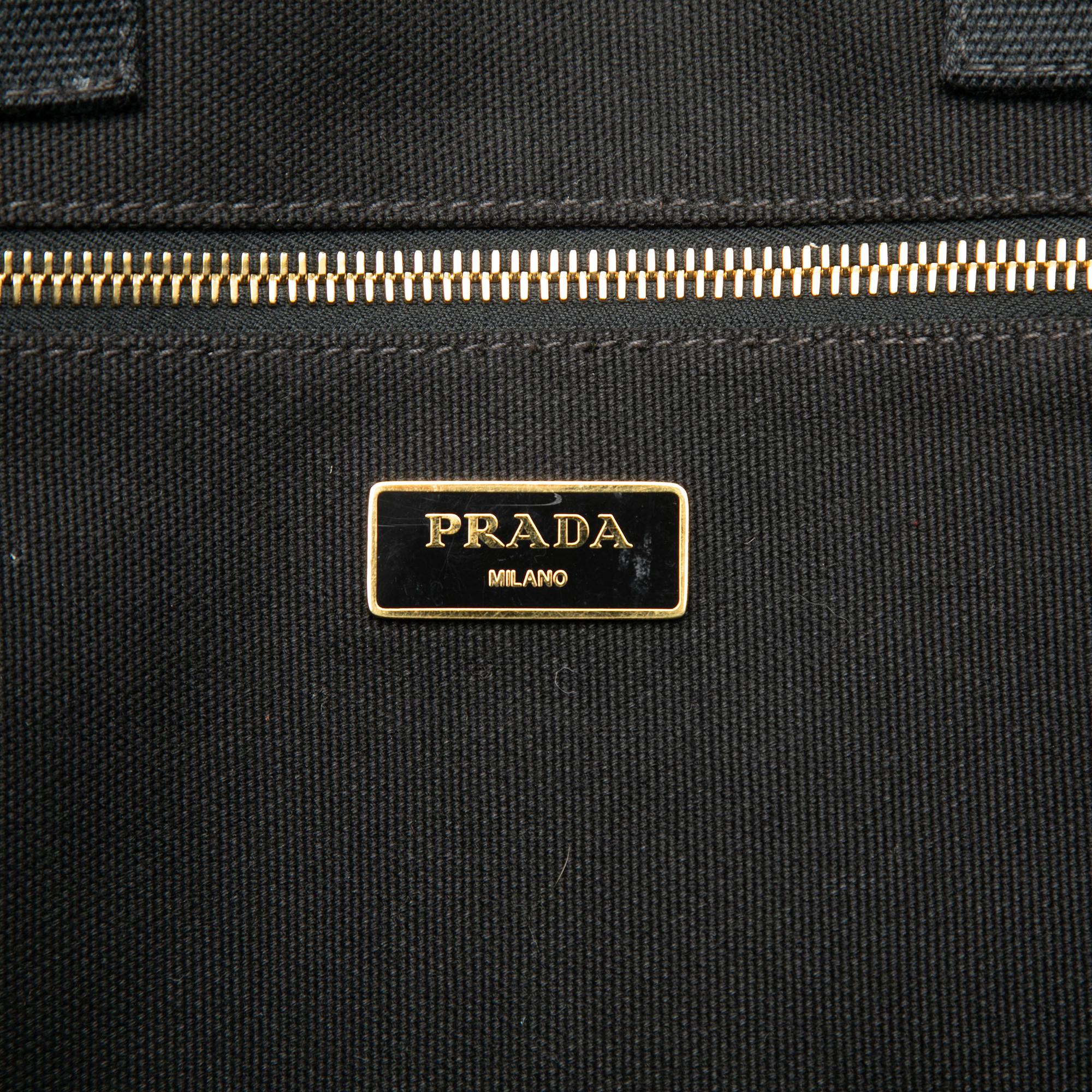 Prada Large Canvas Canapa Camouflage Stampata Tote