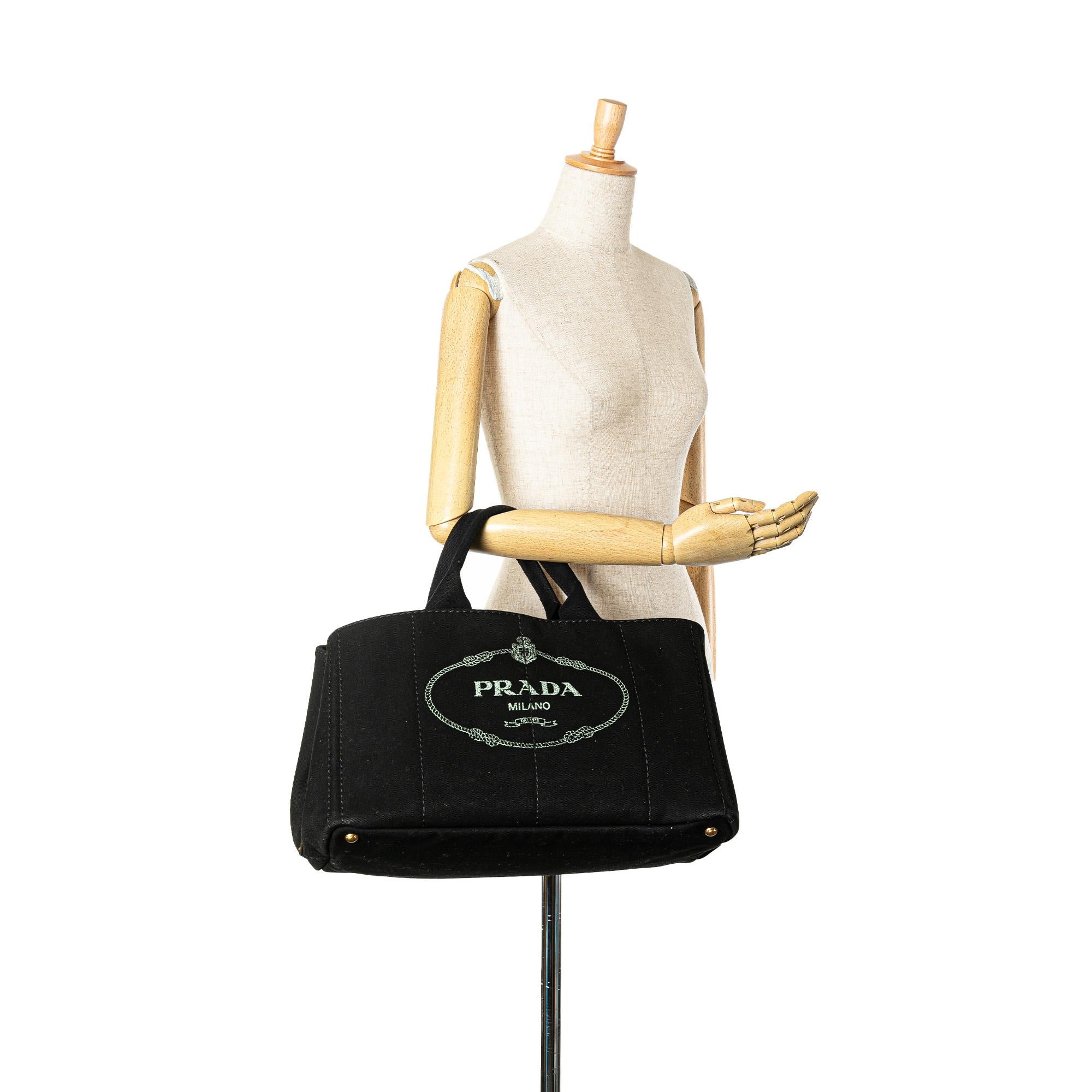 Prada Large Canvas Canapa Logo Satchel (SHG-00k7Ht)