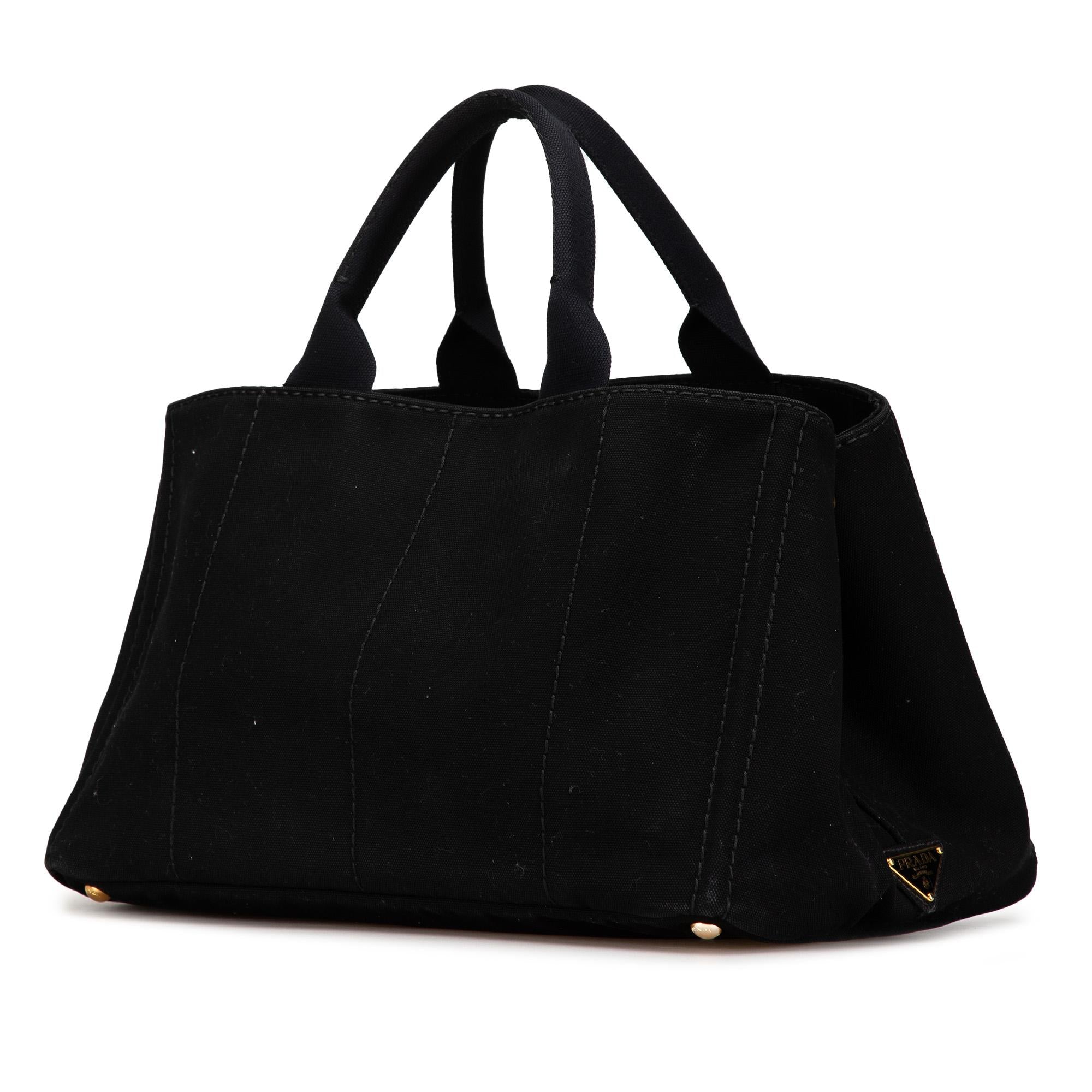Prada Large Canvas Canapa Logo Satchel (SHG-00k7Ht)