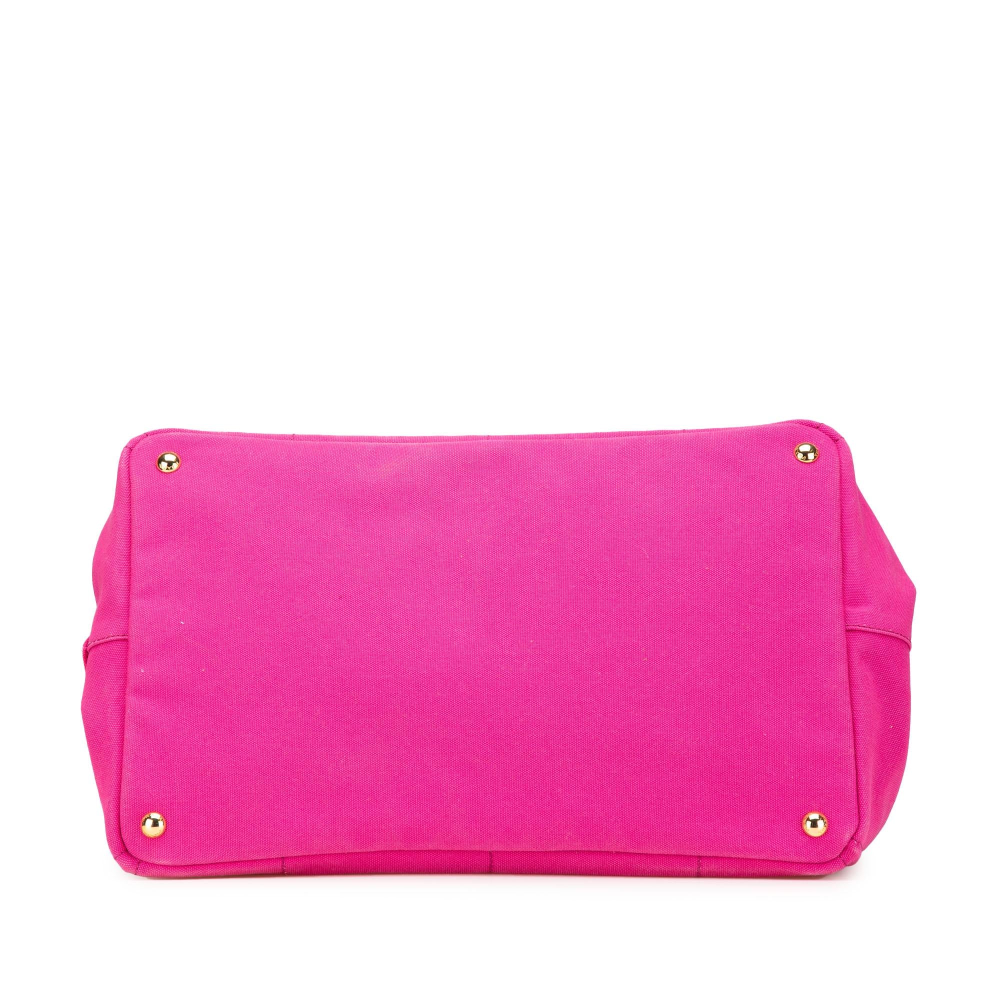 Prada Large Canvas Canapa Logo Satchel