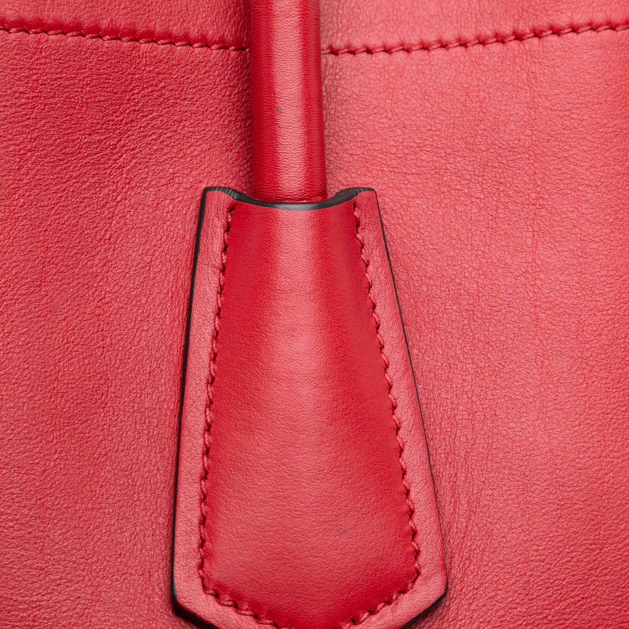 Prada Large City Calf Double Satchel