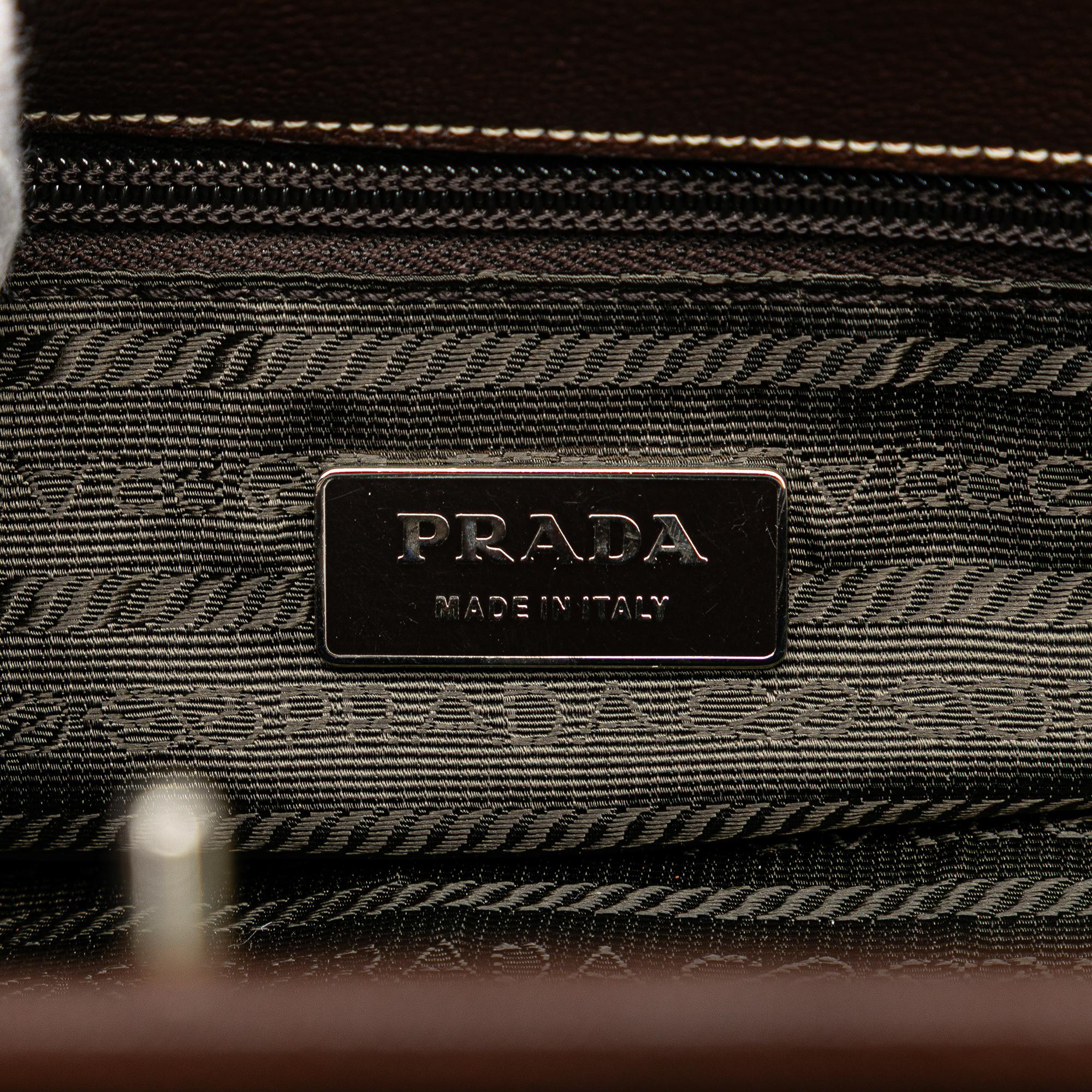 Prada Large Goatskin Frame Bag