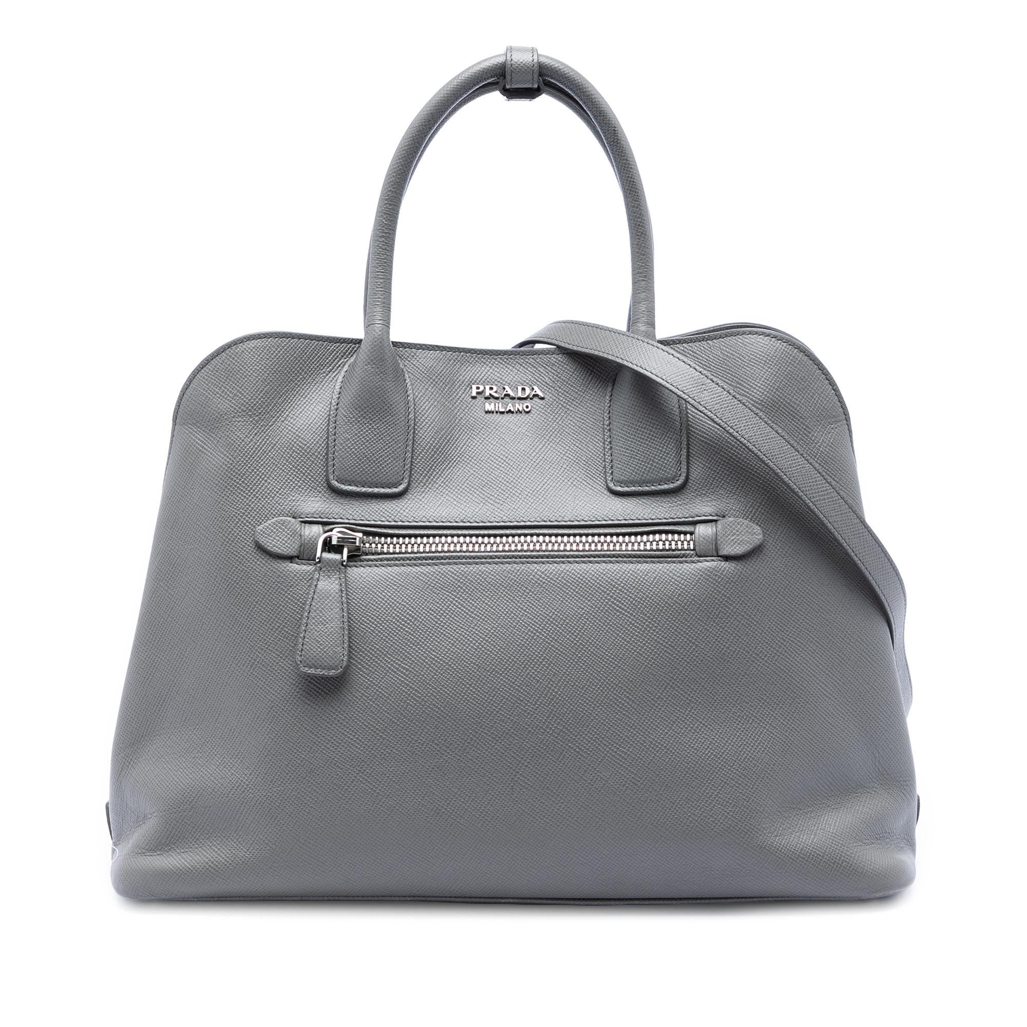 Prada Large Saffiano Cuir Dome Bag