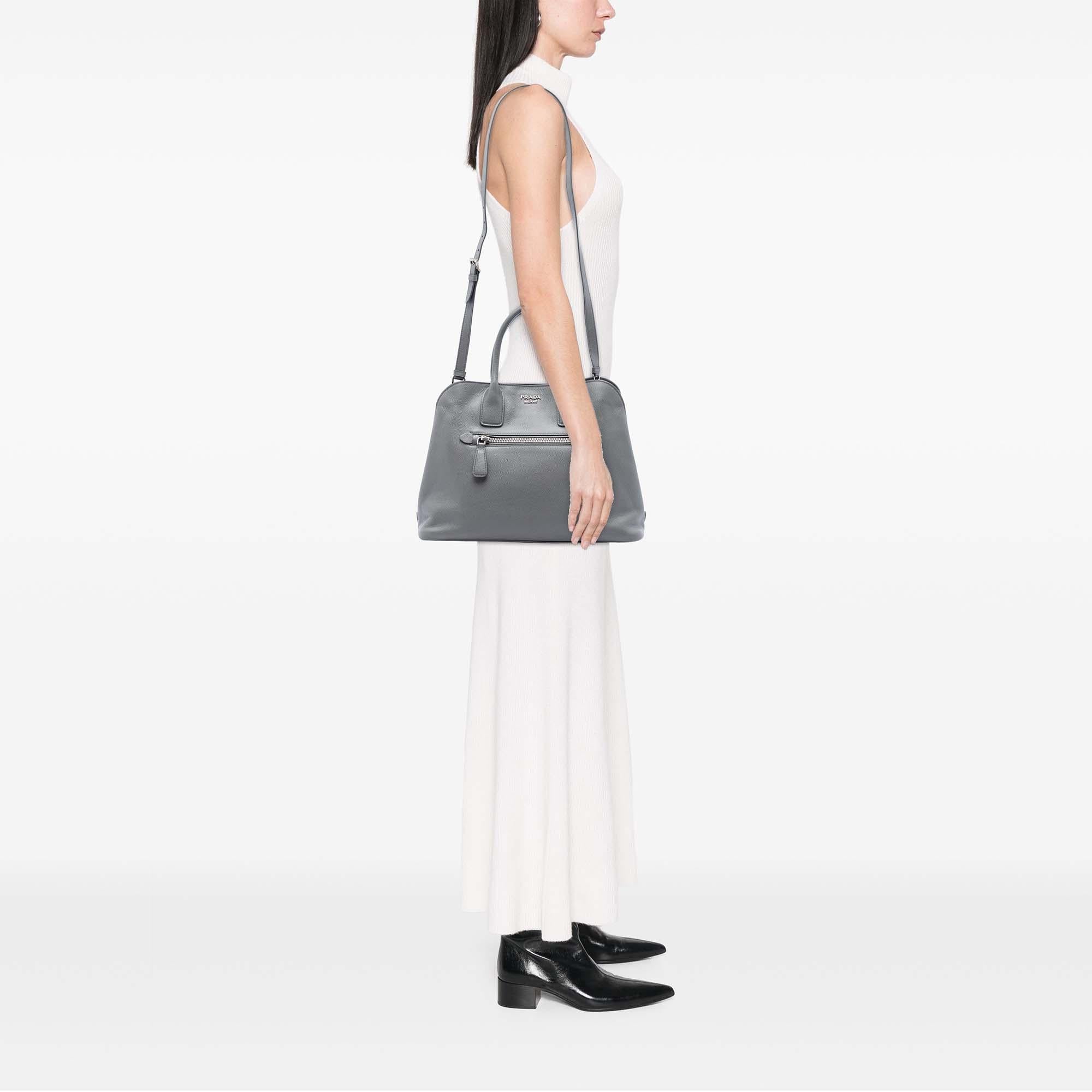 Prada Large Saffiano Cuir Dome Bag