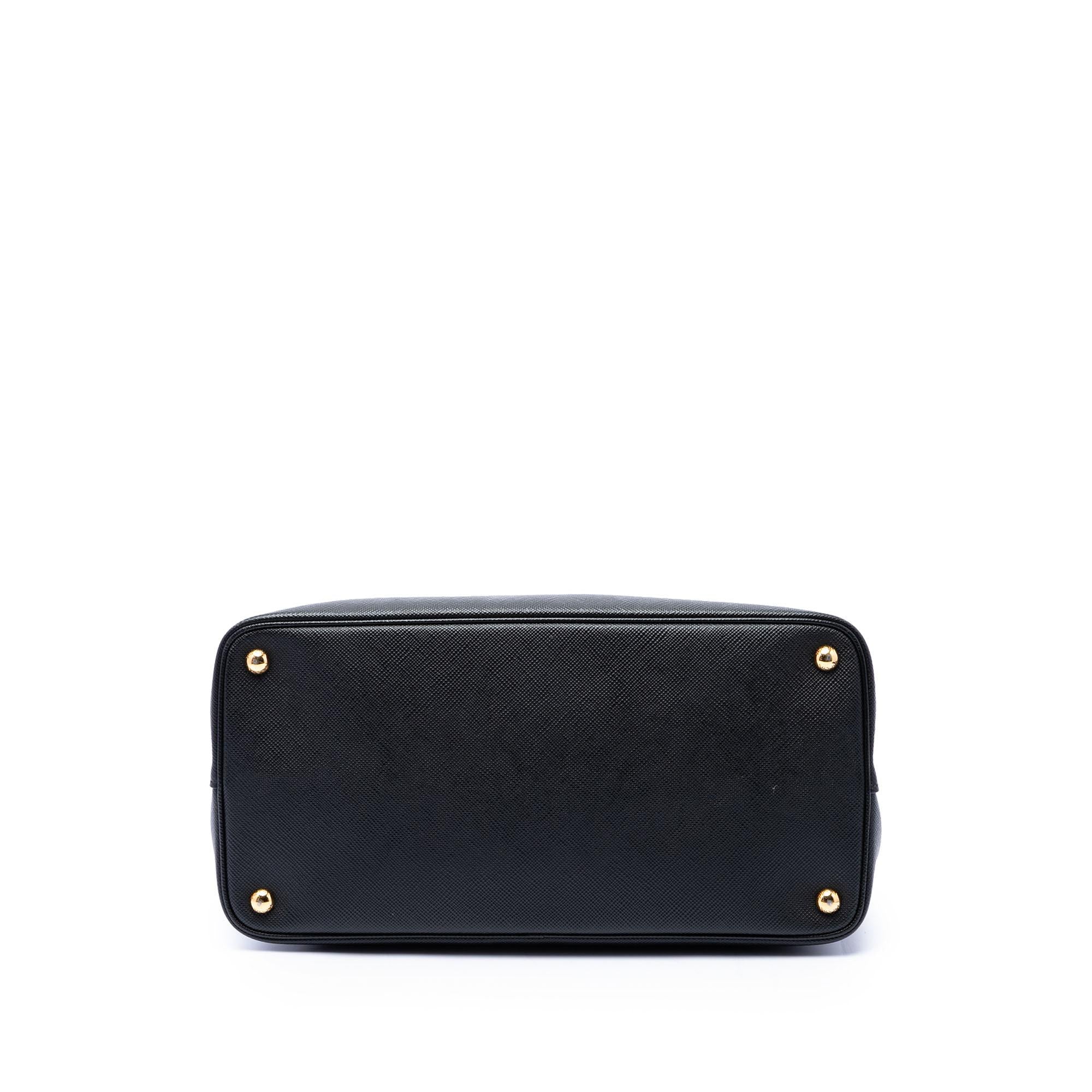 Prada Large Saffiano Cuir Double Satchel