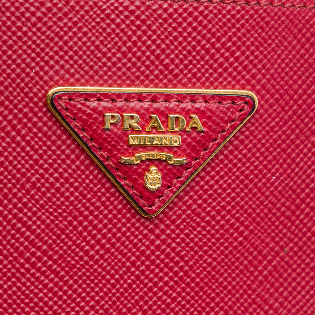 Prada Large Saffiano Cuir Double Satchel