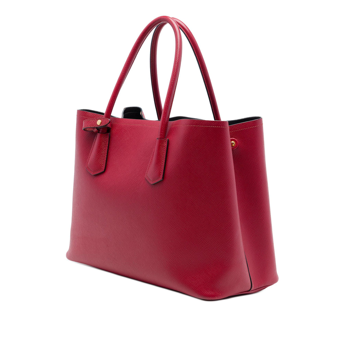 Prada Large Saffiano Cuir Double Satchel