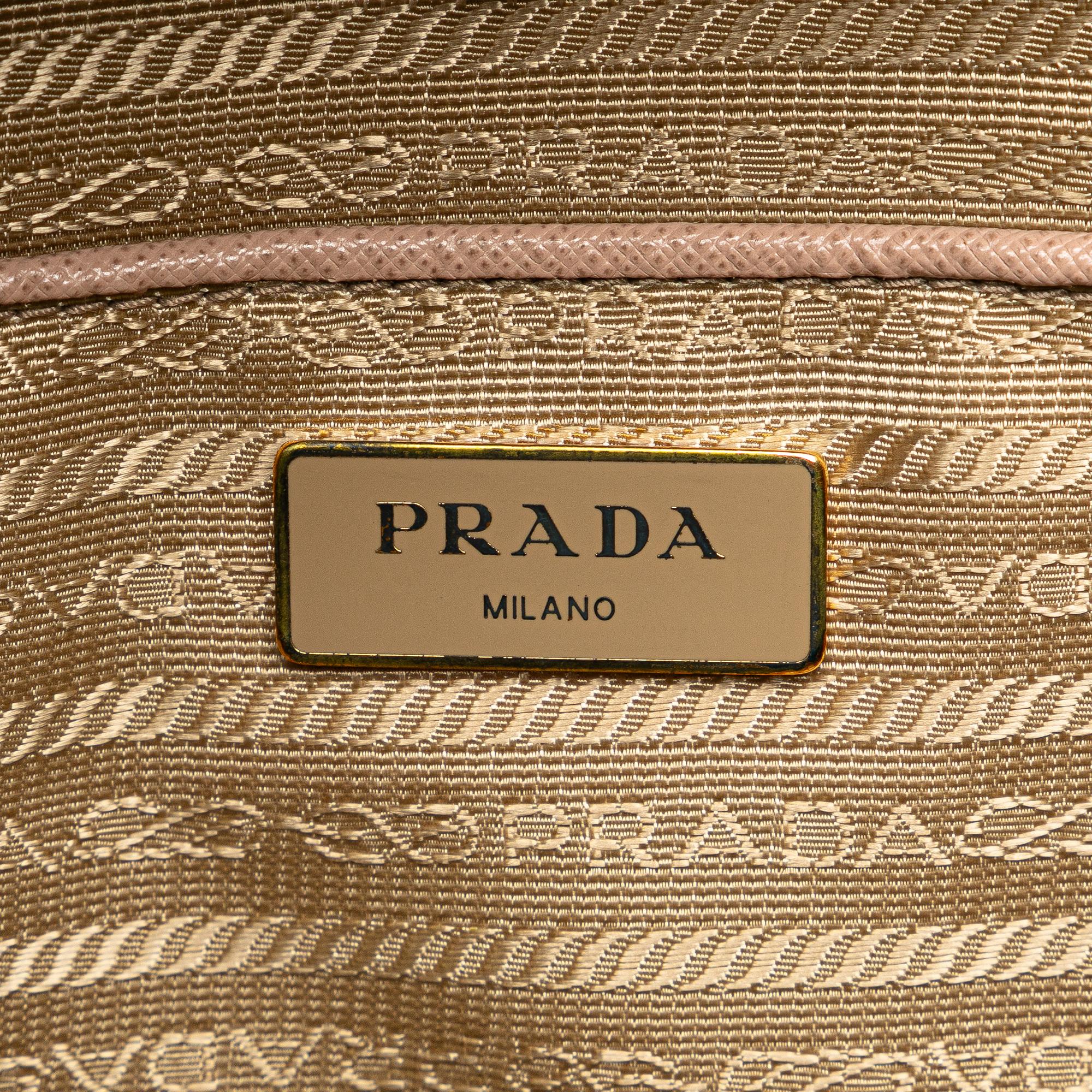 Prada Large Saffiano Galleria Double Zip (SHG-XX4cMw)