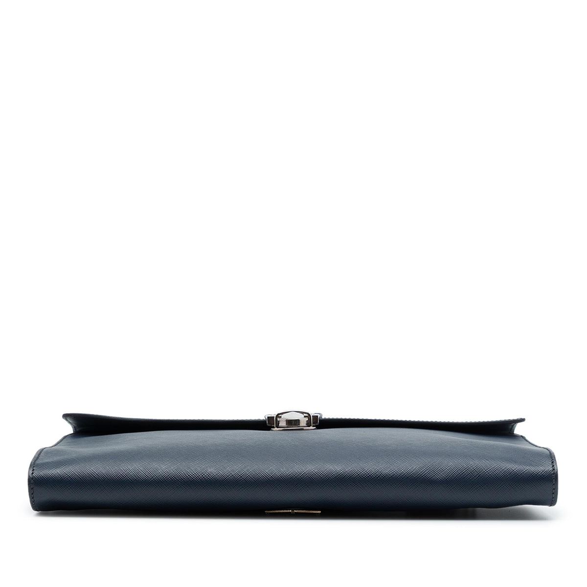 Prada Large Saffiano Lux Envelope Pushlock Clutch